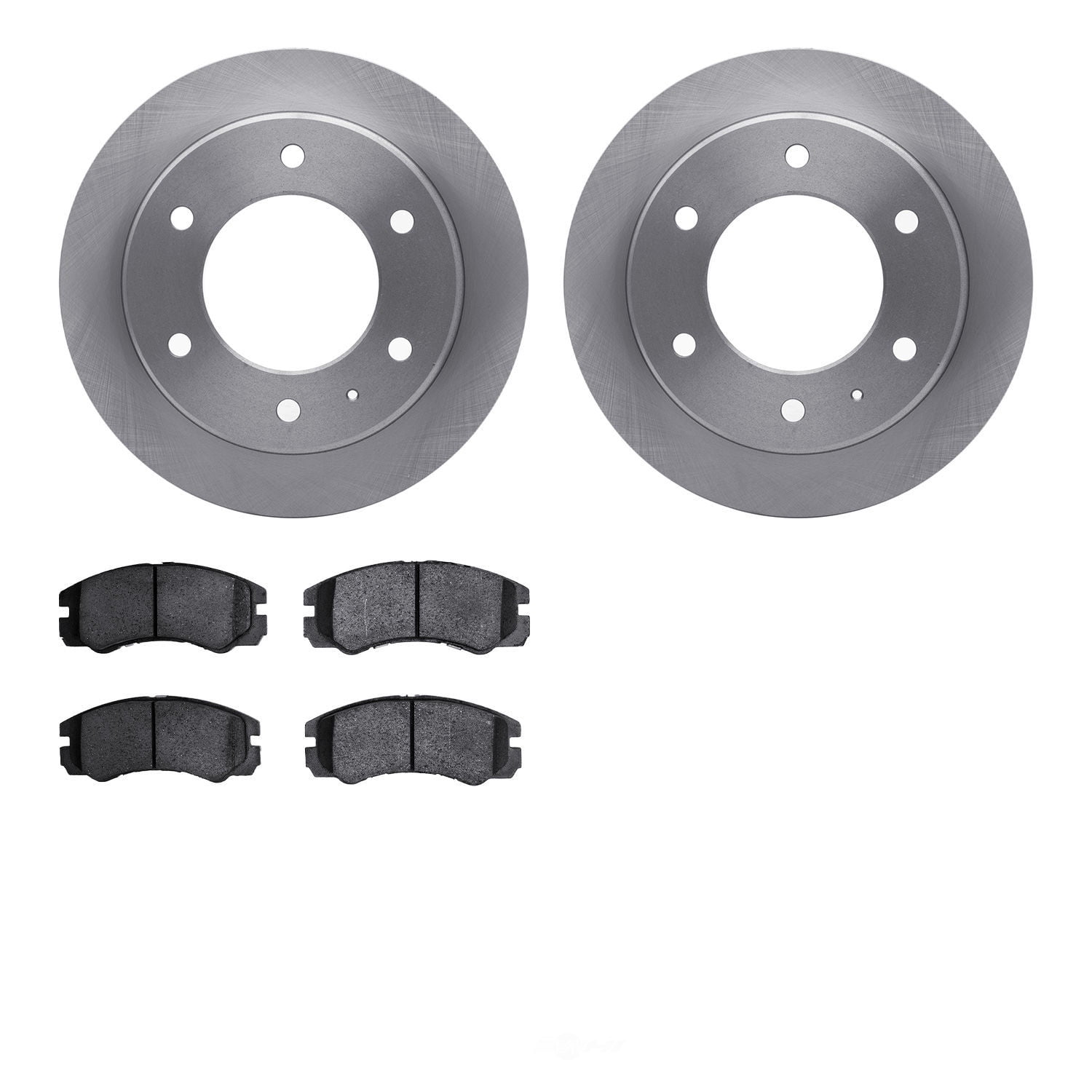 Dynamic Friction Company 6502-37037 DFC Brake Rotor with 5000 Advanced Brake Pads