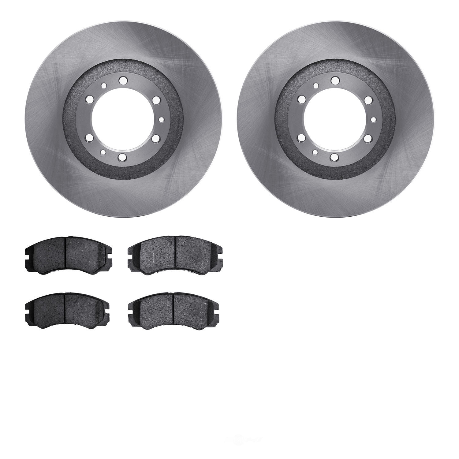 Dynamic Friction Company 6502-37043 DFC Brake Rotor with 5000 Advanced Brake Pads