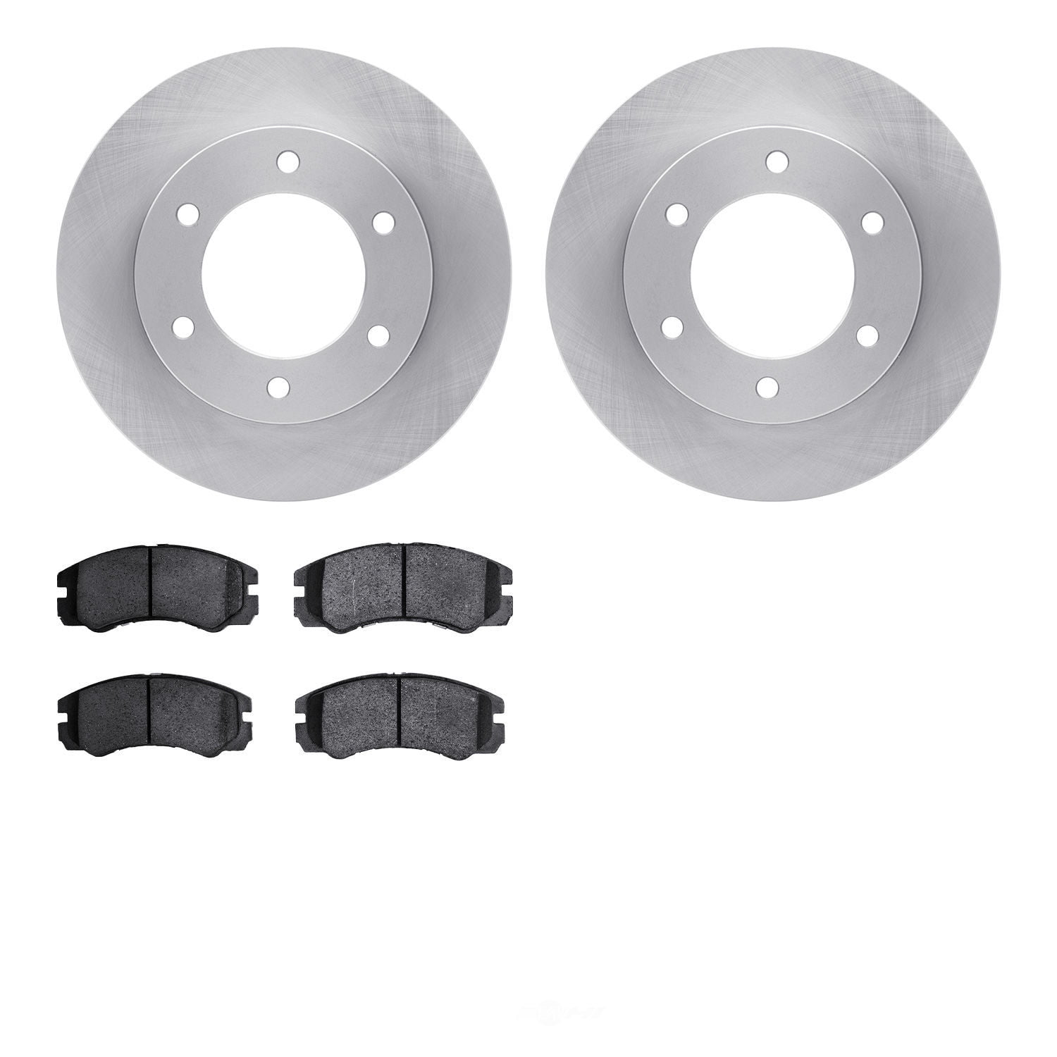 Dynamic Friction Company 6502-37051 DFC Brake Rotor with 5000 Advanced Brake Pads
