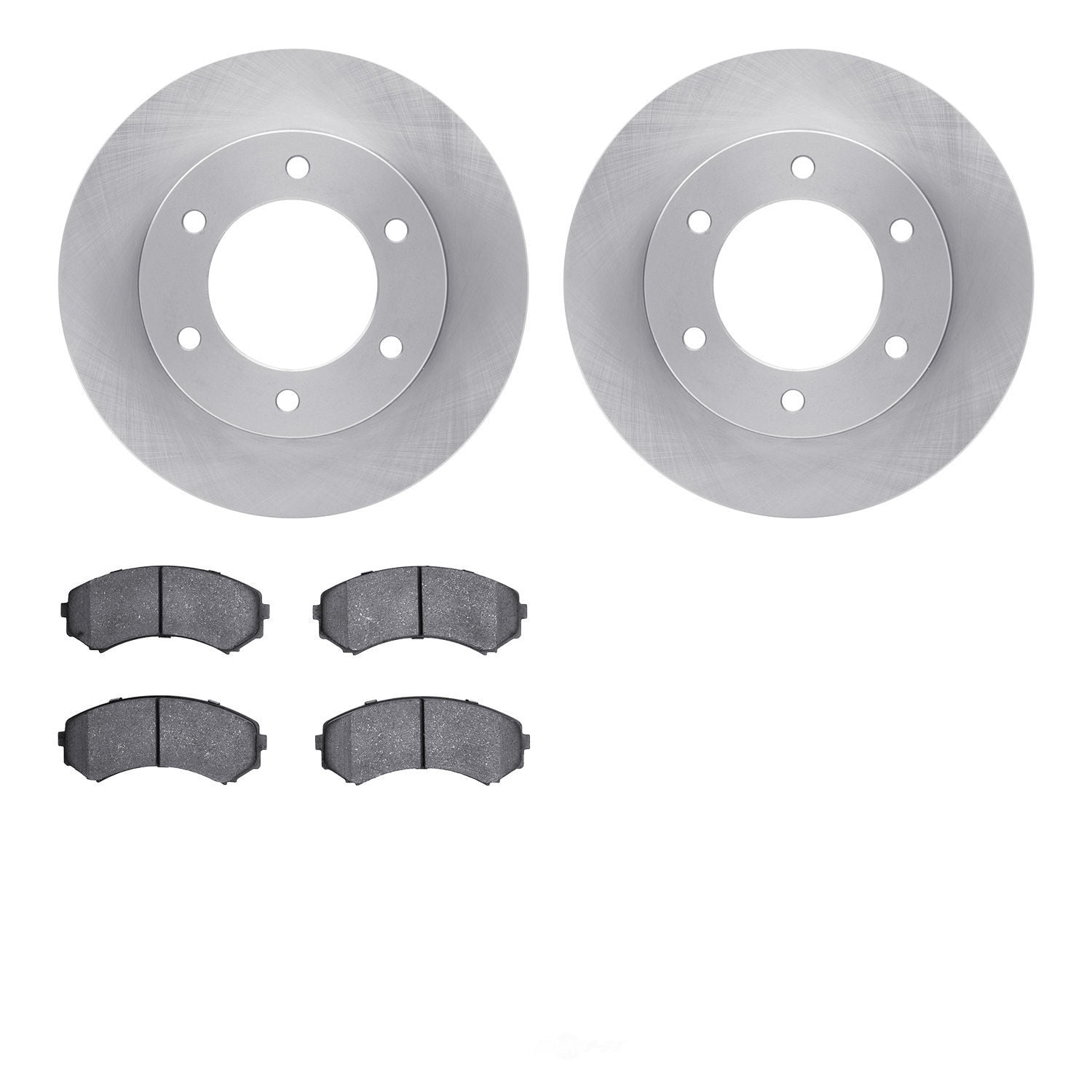 Dynamic Friction Company 6502-37052 DFC Brake Rotor with 5000 Advanced Brake Pads