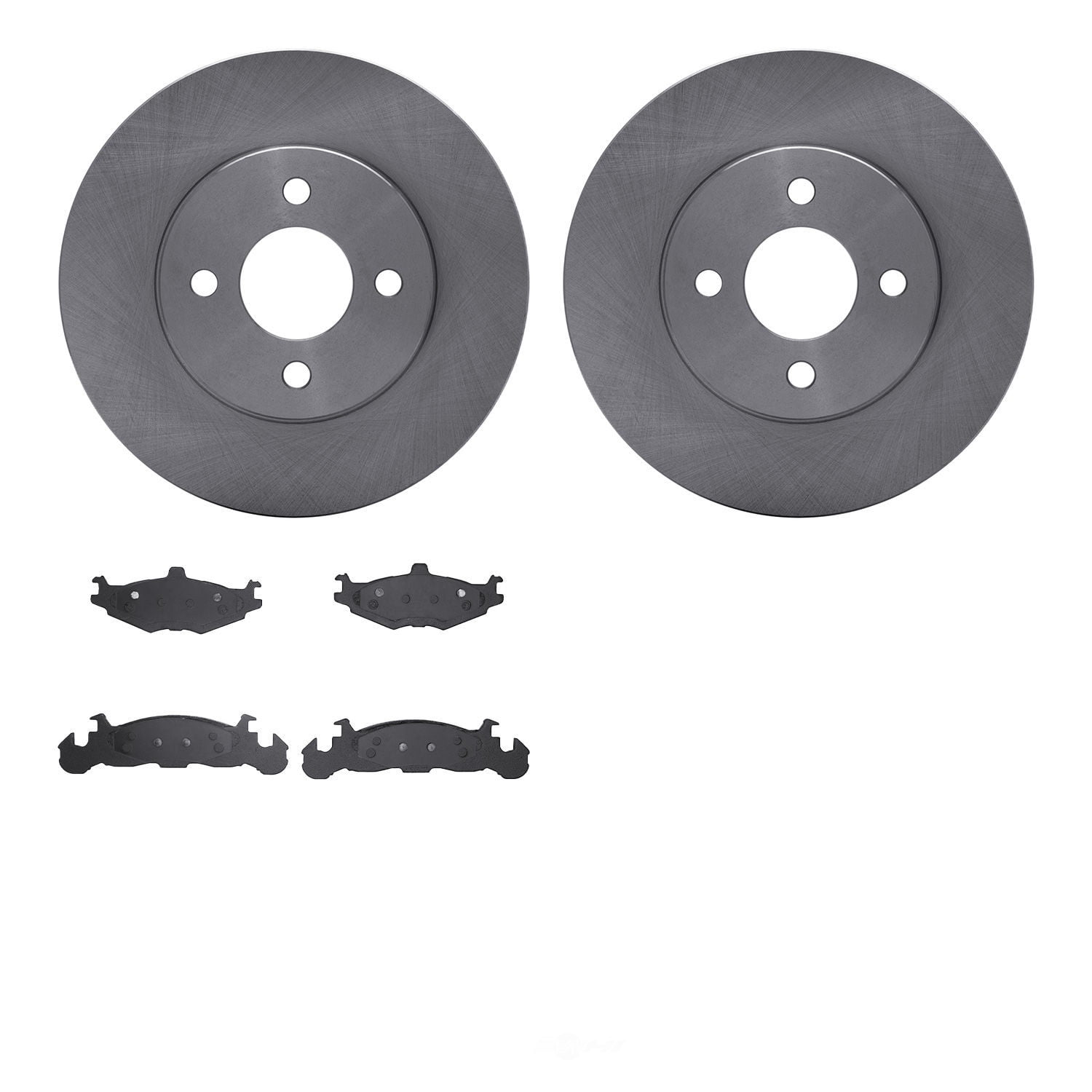 Dynamic Friction Company 6502-39047 DFC Brake Rotor with 5000 Advanced Brake Pads