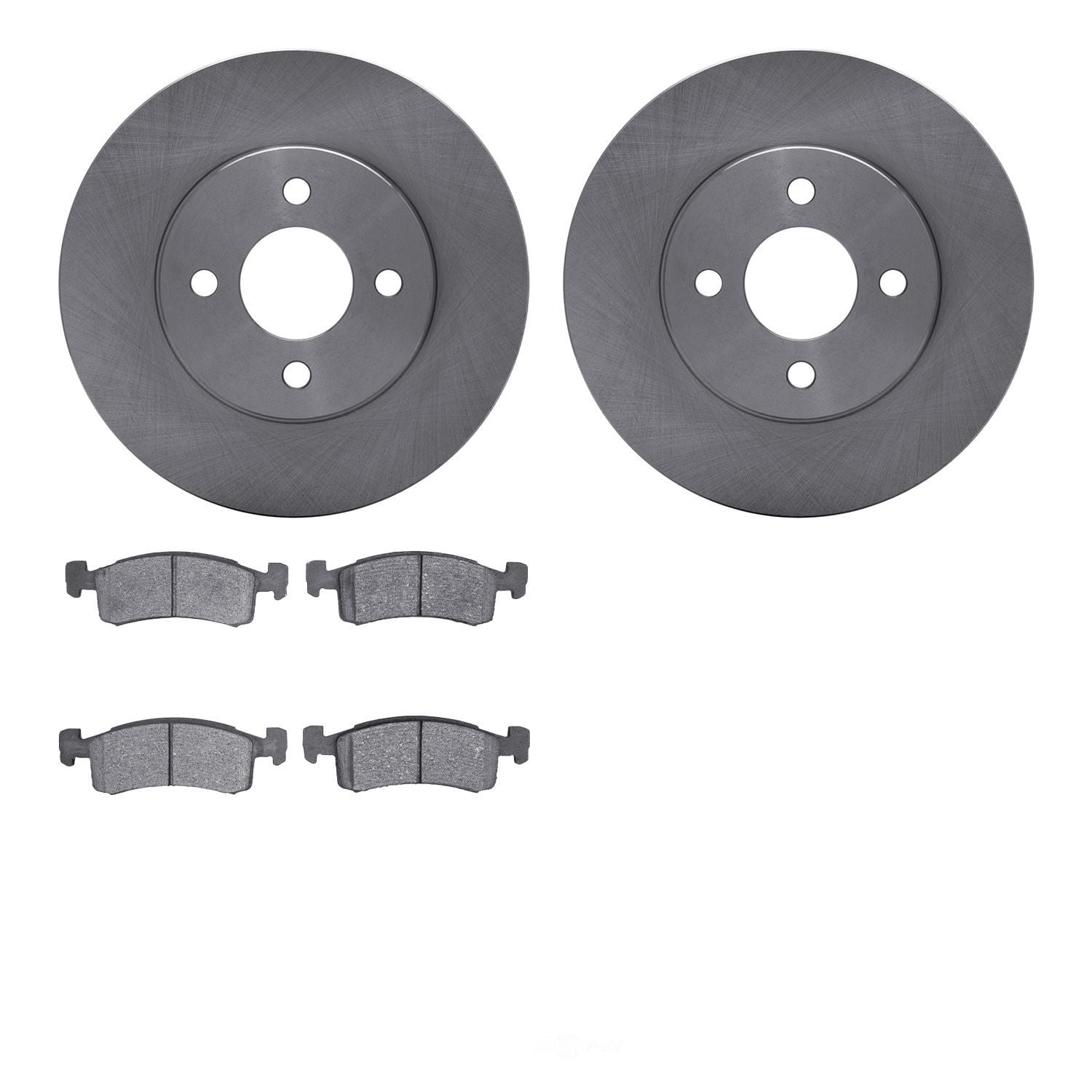 Dynamic Friction Company 6502-39048 DFC Brake Rotor with 5000 Advanced Brake Pads