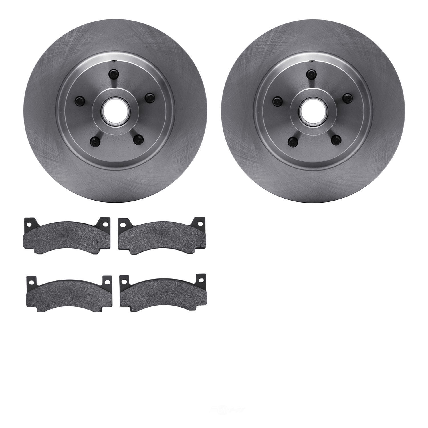 Dynamic Friction Company 6502-39053 DFC Brake Rotor with 5000 Advanced Brake Pads