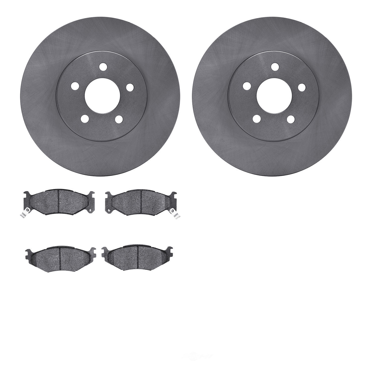Dynamic Friction Company 6502-39057 DFC Brake Rotor with 5000 Advanced Brake Pads