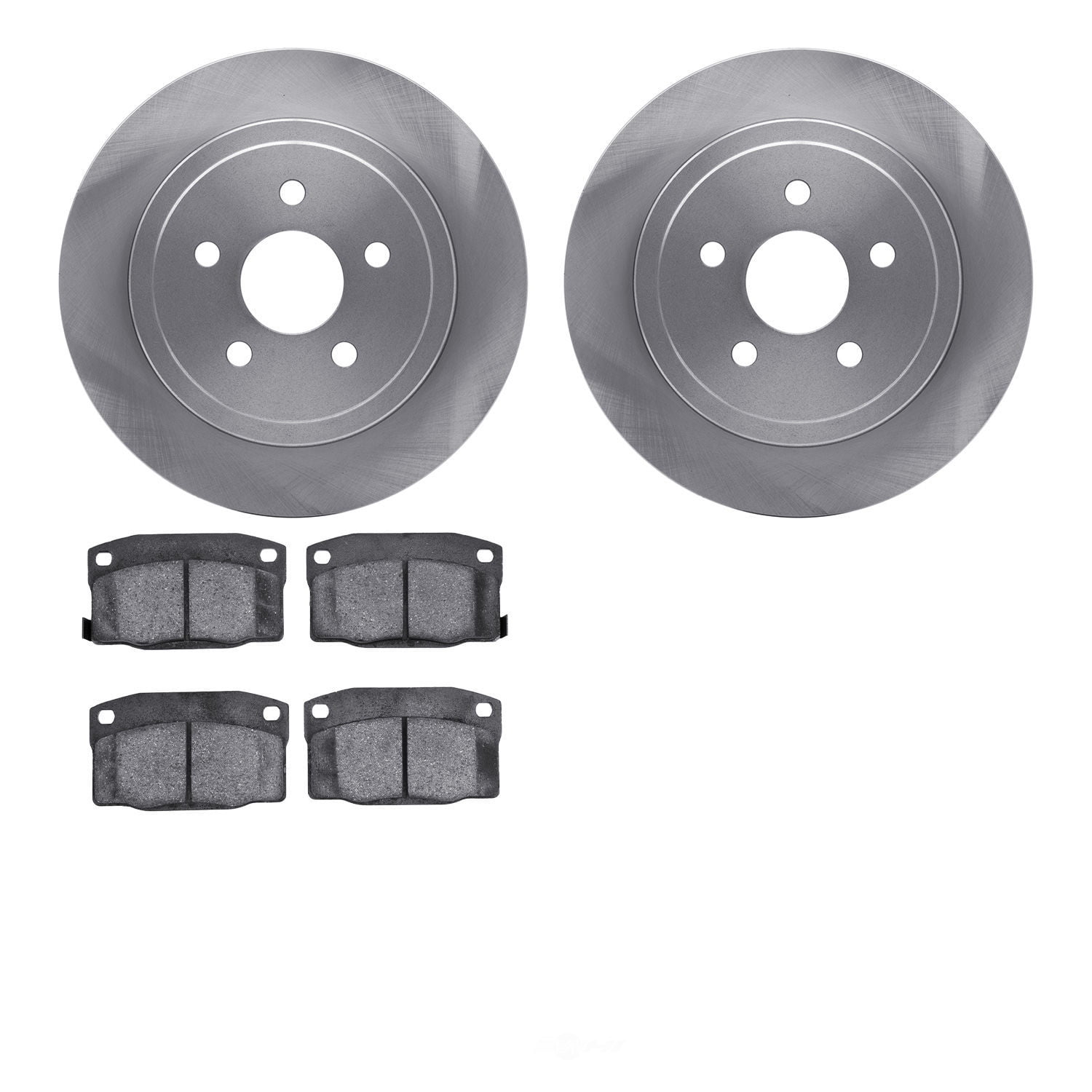 Dynamic Friction Company 6502-39065 DFC Brake Rotor with 5000 Advanced Brake Pads