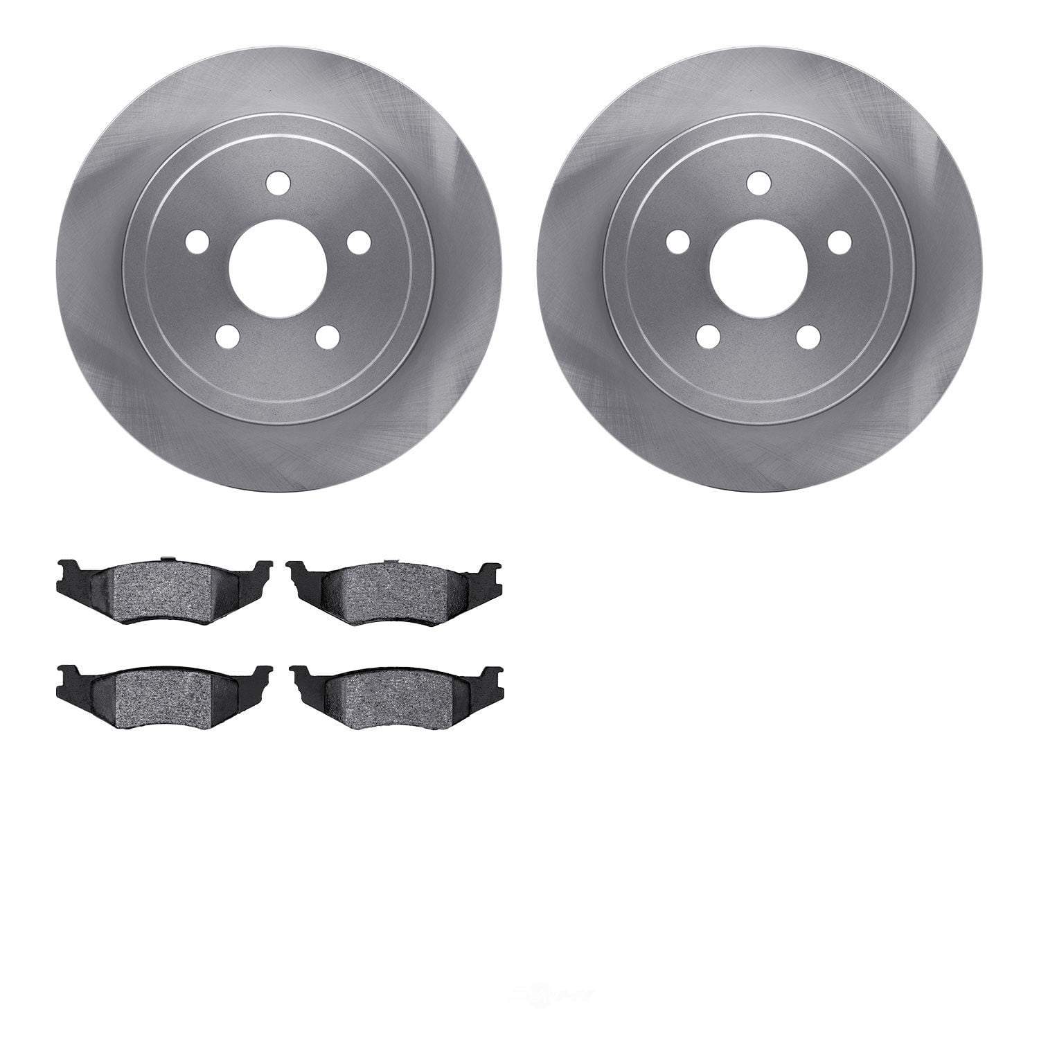 Dynamic Friction Company 6502-39066 DFC Brake Rotor with 5000 Advanced Brake Pads