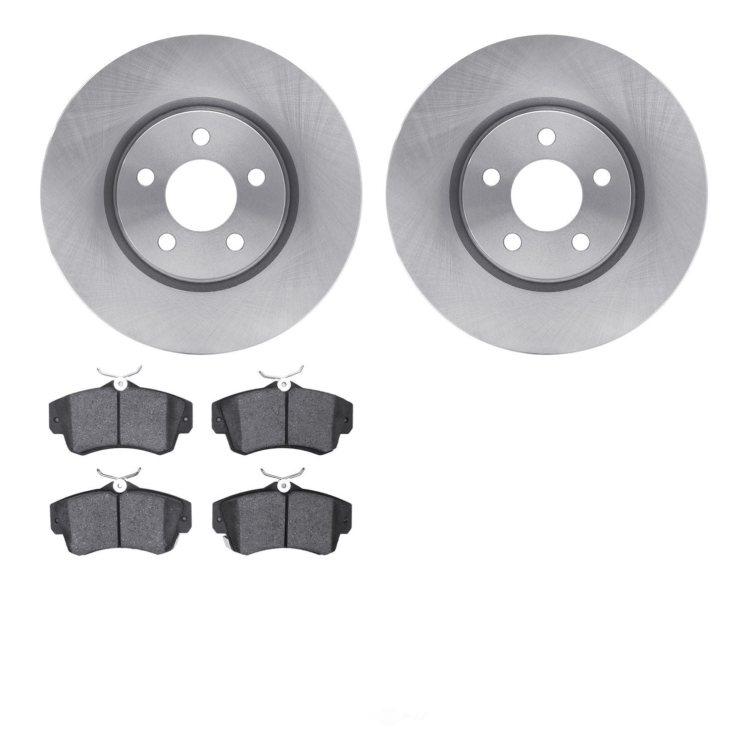 Dynamic Friction Company 6502-39086 DFC Brake Rotor with 5000 Advanced Brake Pads