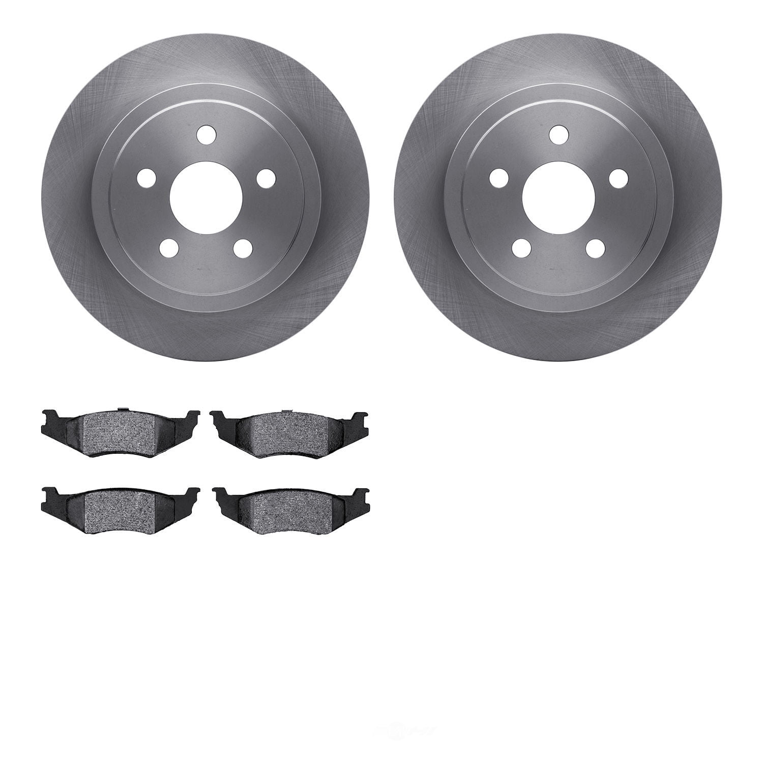 Dynamic Friction Company 6502-39089 DFC Brake Rotor with 5000 Advanced Brake Pads