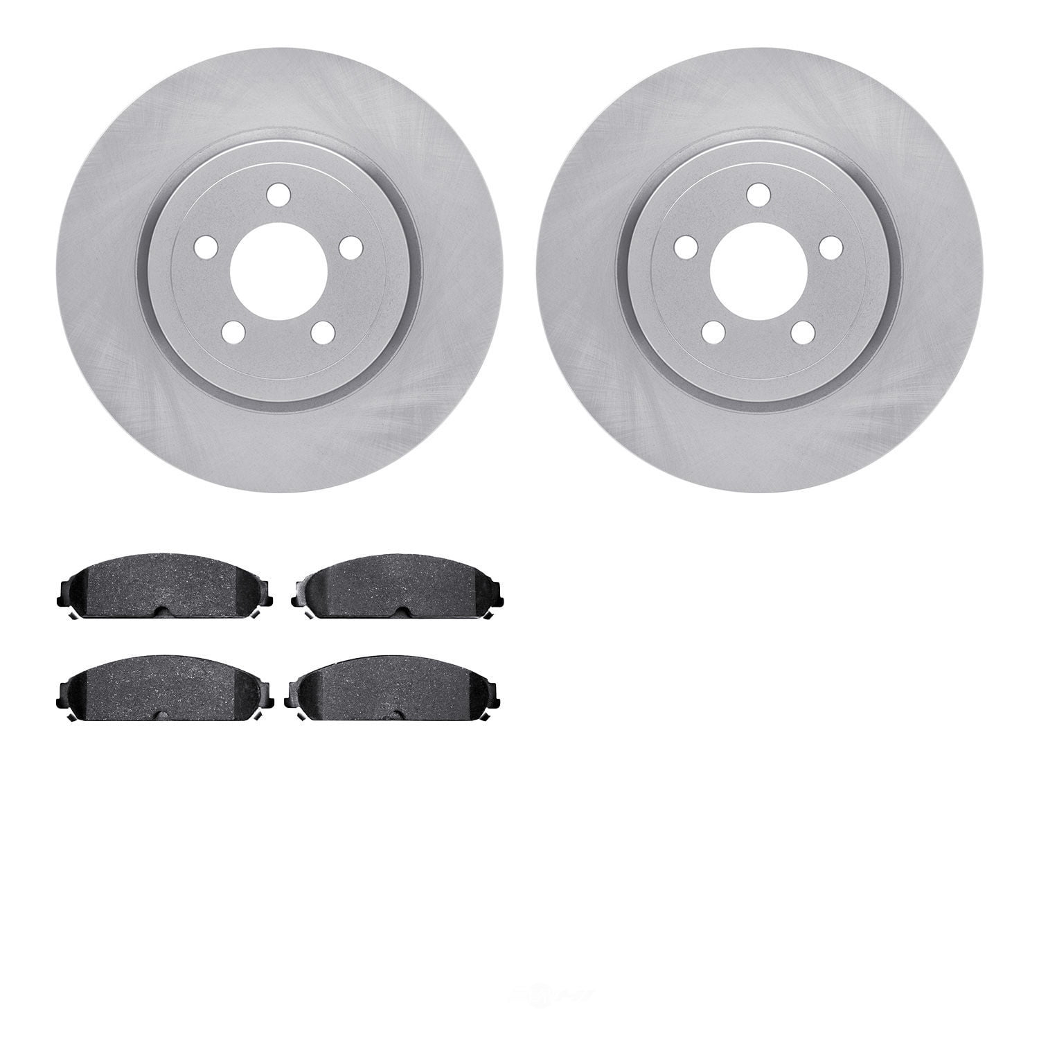 Dynamic Friction Company 6502-39101 DFC Brake Rotor with 5000 Advanced Brake Pads