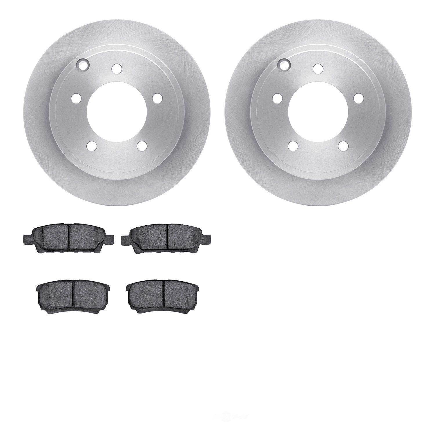 Dynamic Friction Company 6502-39131 DFC Brake Rotor with 5000 Advanced Brake Pads
