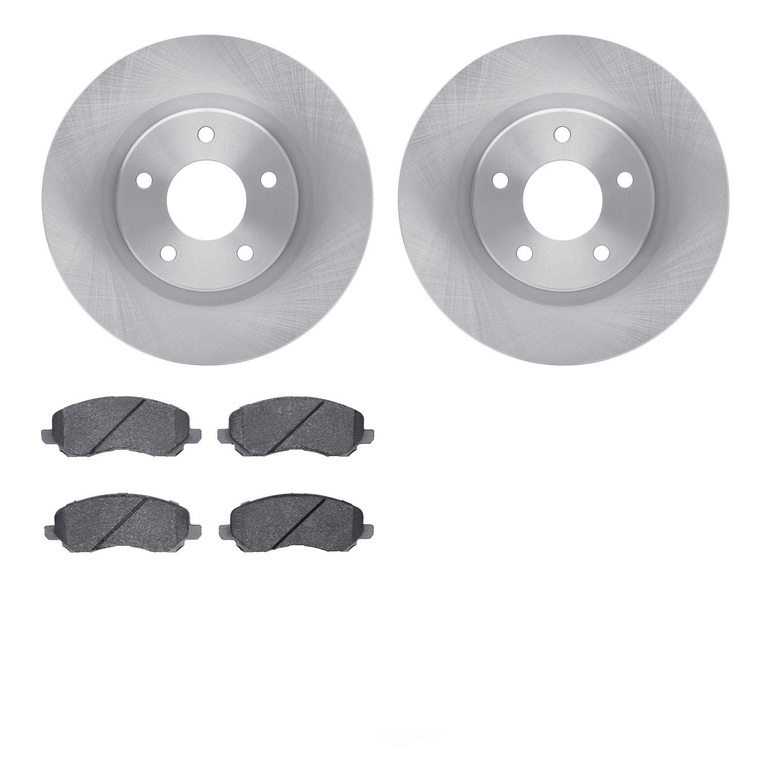 Dynamic Friction Company 6502-39134 DFC Brake Rotor with 5000 Advanced Brake Pads