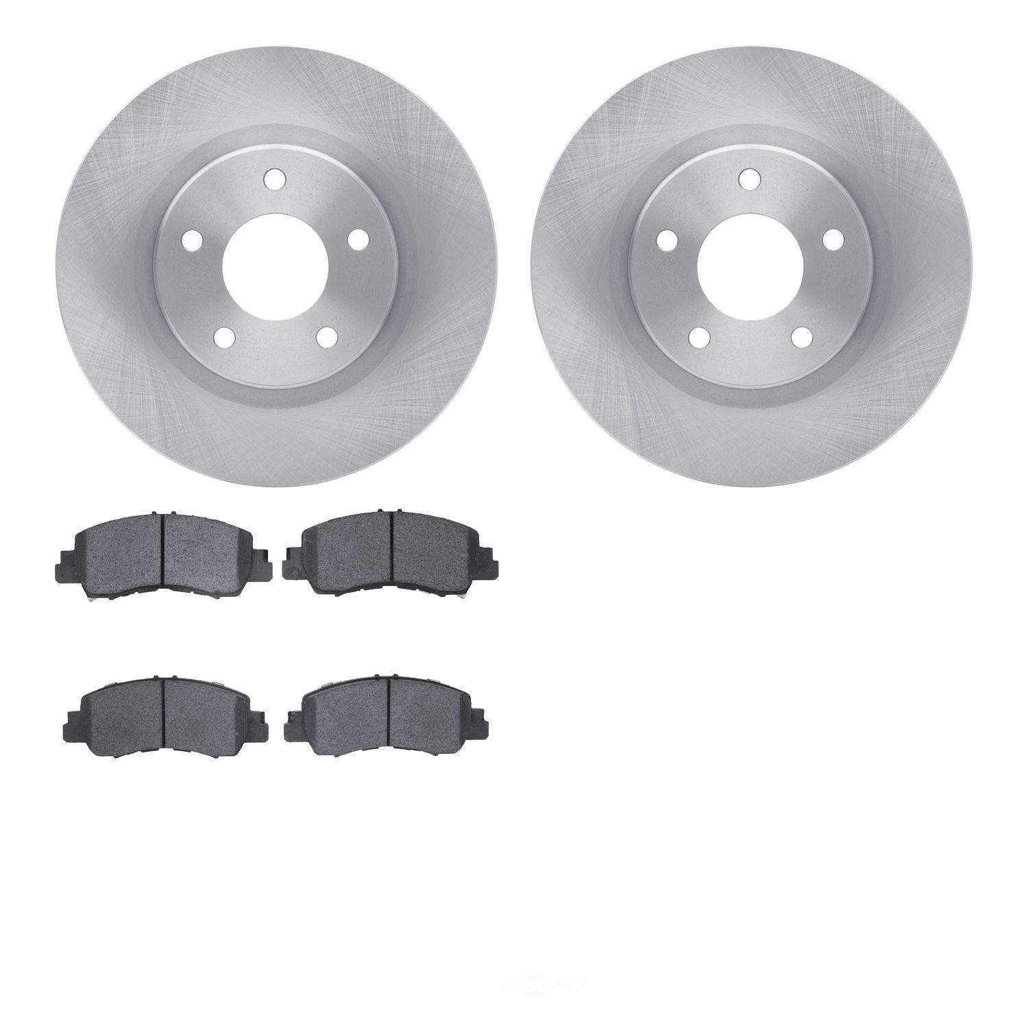 Dynamic Friction Company 6502-39137 DFC Brake Rotor with 5000 Advanced Brake Pads