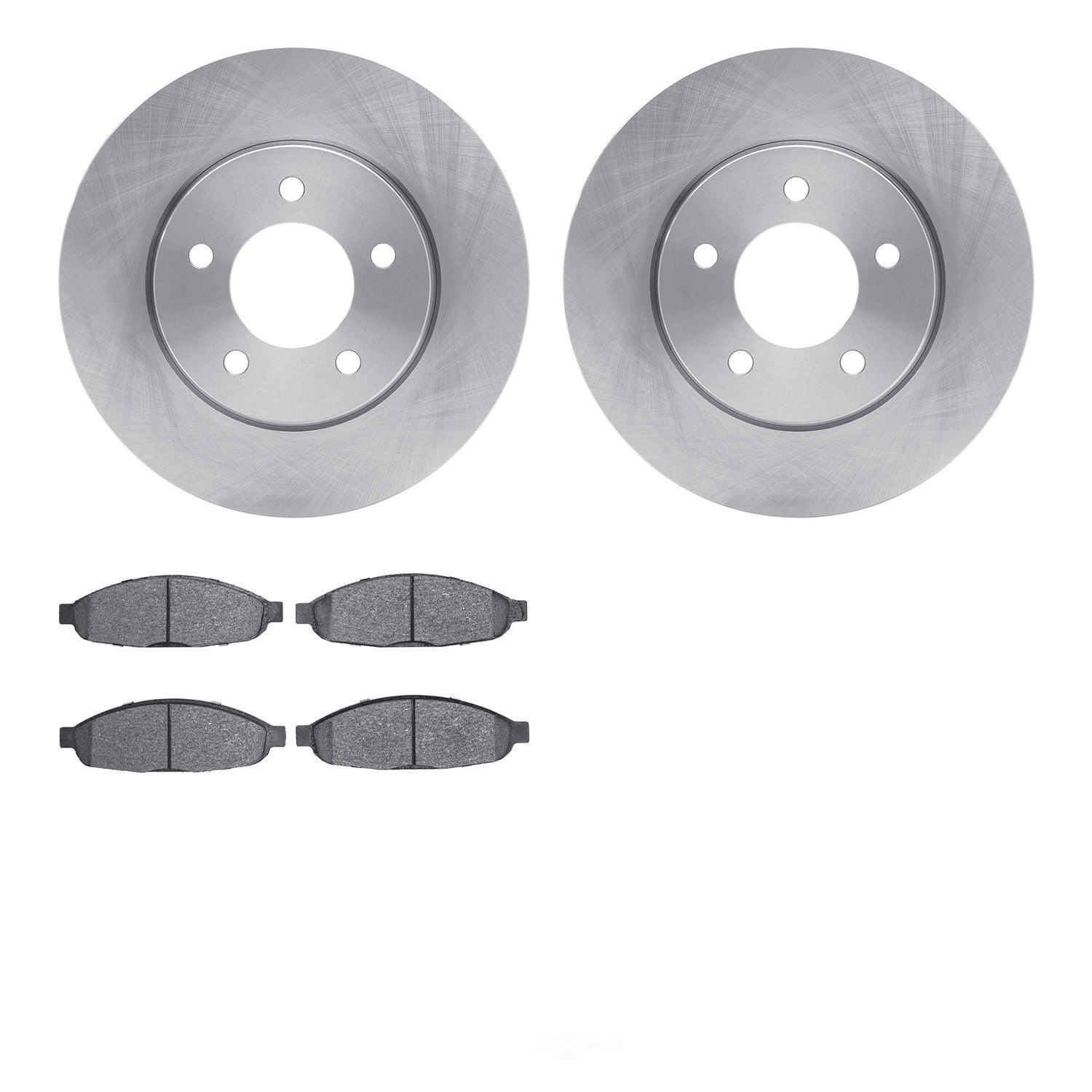 Dynamic Friction Company 6502-39167 DFC Brake Rotor with 5000 Advanced Brake Pads