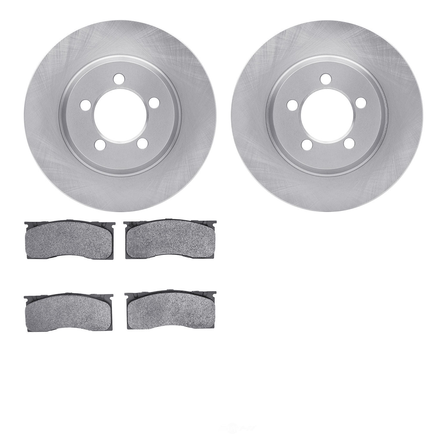 Dynamic Friction Company 6502-40085 DFC Brake Rotor with 5000 Advanced Brake Pads