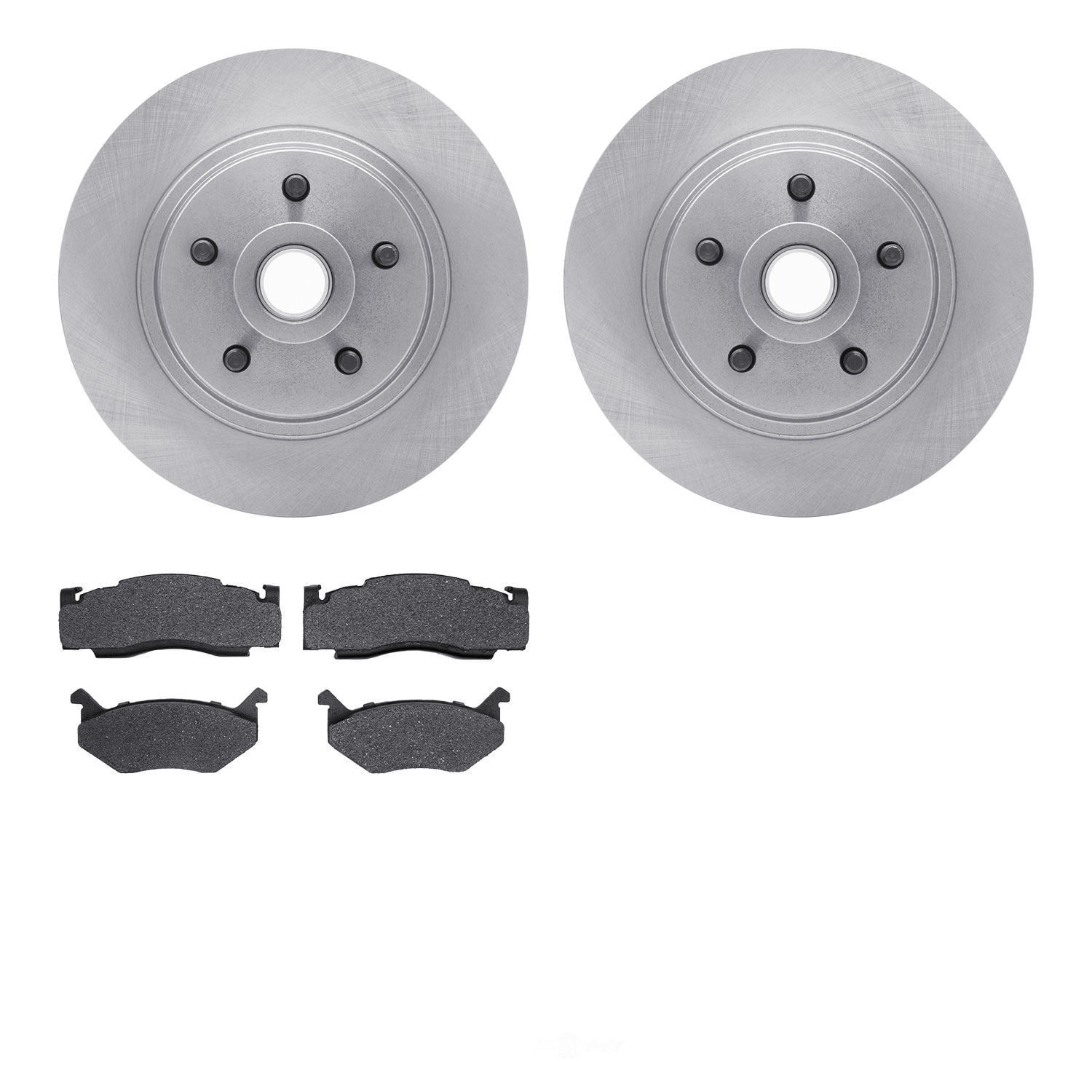 Dynamic Friction Company 6502-40088 DFC Brake Rotor with 5000 Advanced Brake Pads