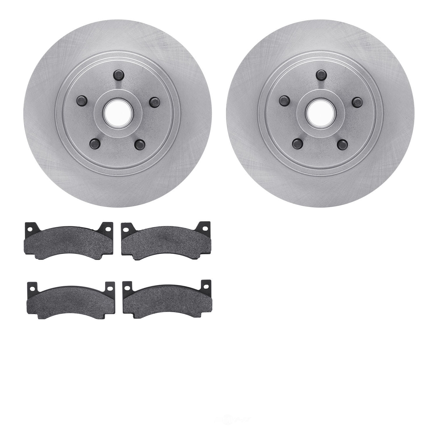 Dynamic Friction Company 6502-40089 DFC Brake Rotor with 5000 Advanced Brake Pads