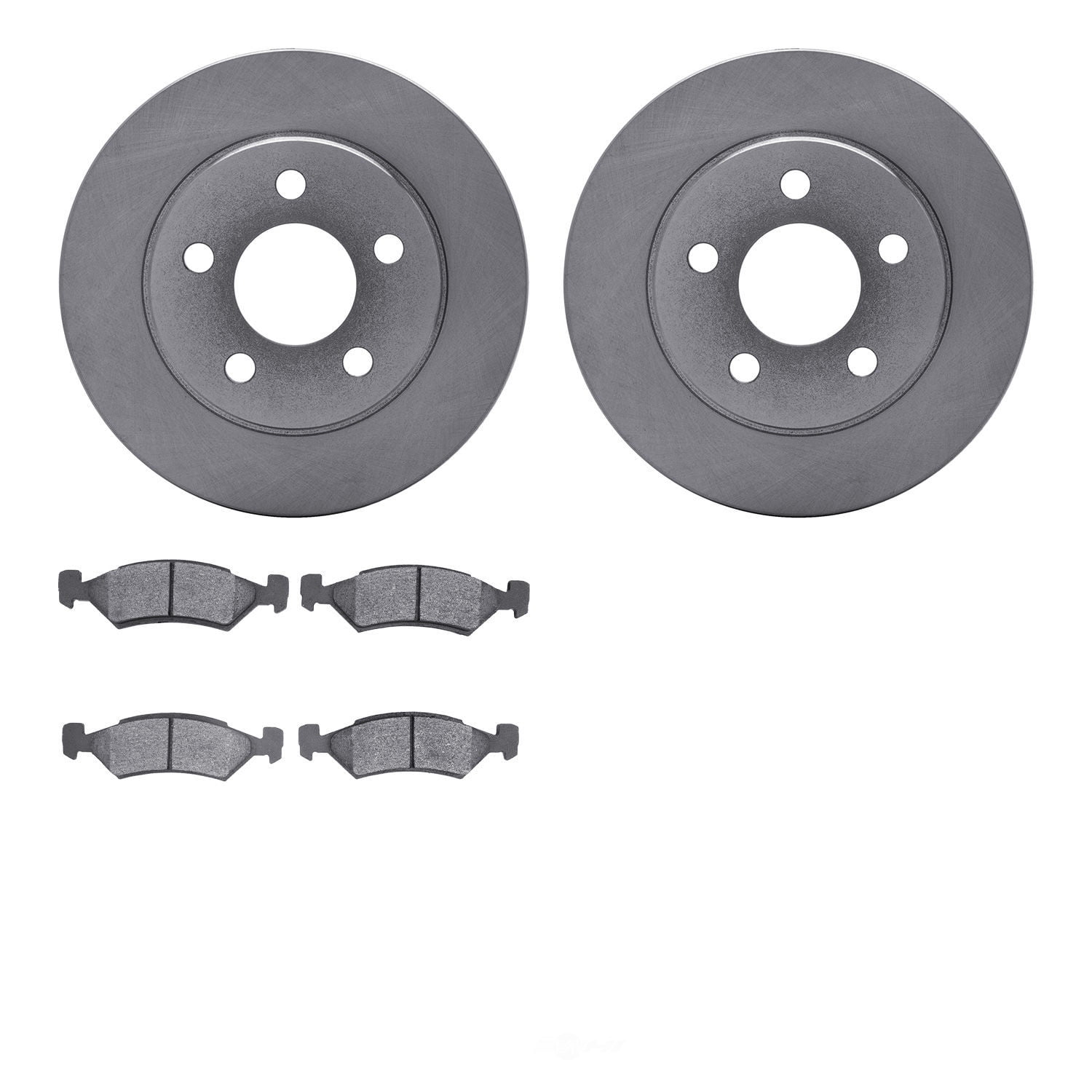 Dynamic Friction Company 6502-40094 DFC Brake Rotor with 5000 Advanced Brake Pads