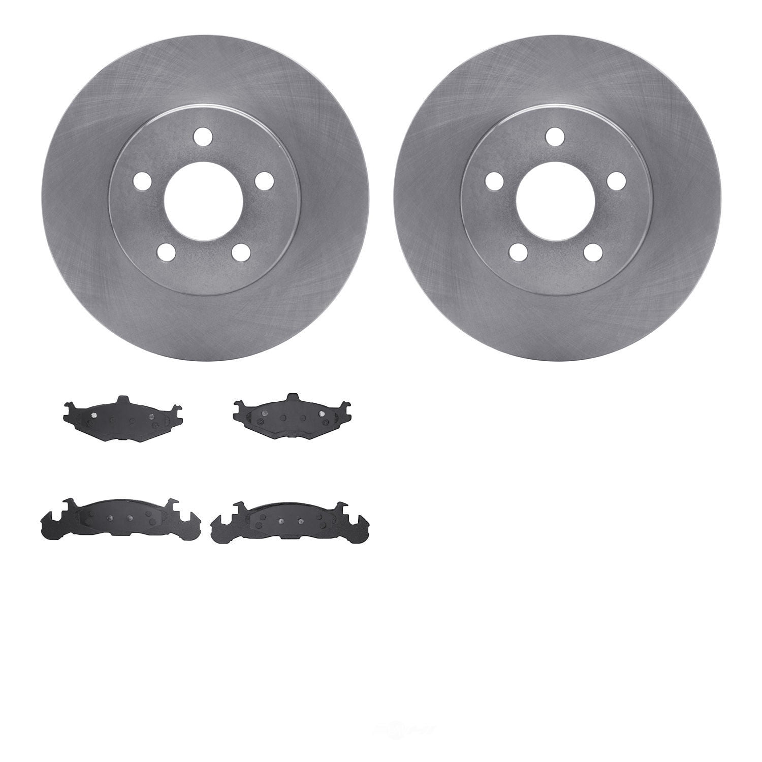 Dynamic Friction Company 6502-40140 DFC Brake Rotor with 5000 Advanced Brake Pads