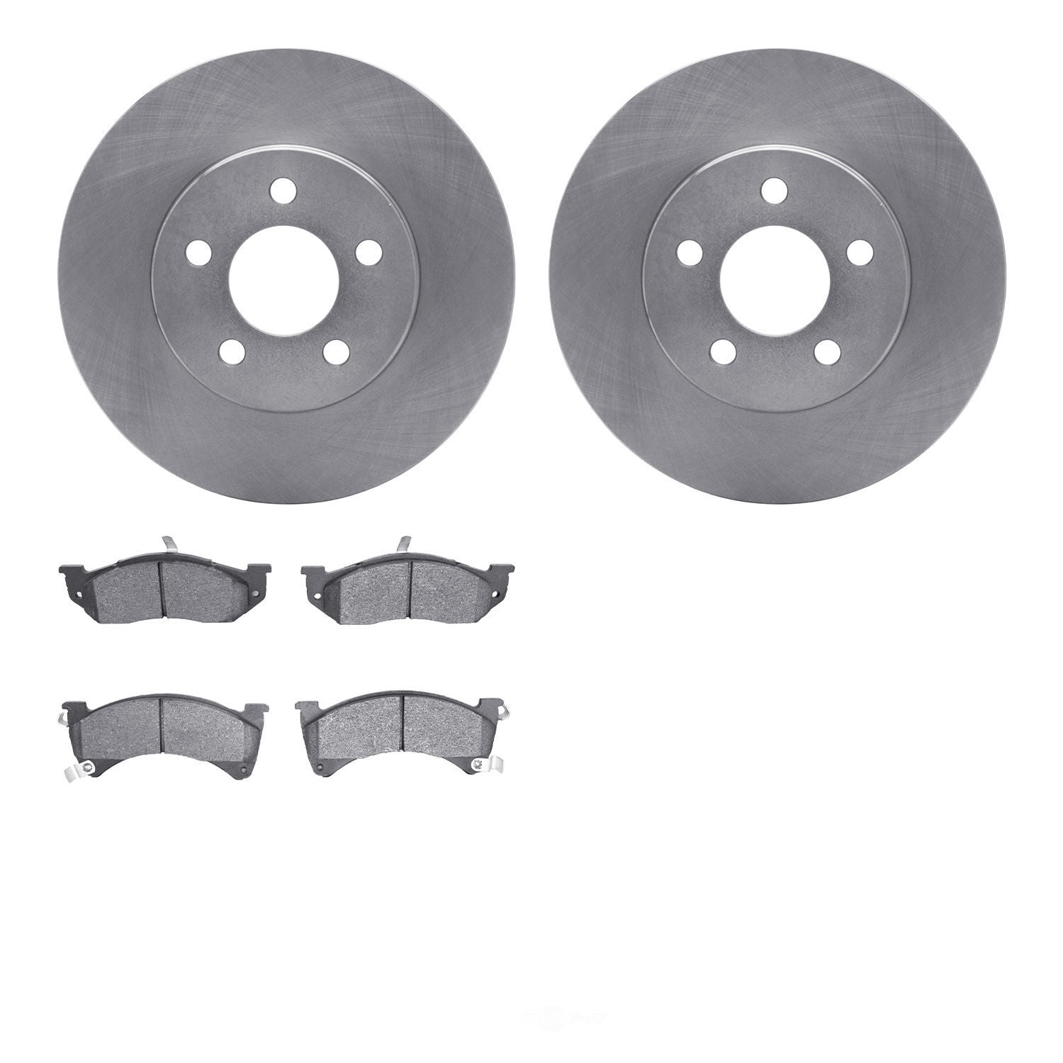 Dynamic Friction Company 6502-40142 DFC Brake Rotor with 5000 Advanced Brake Pads