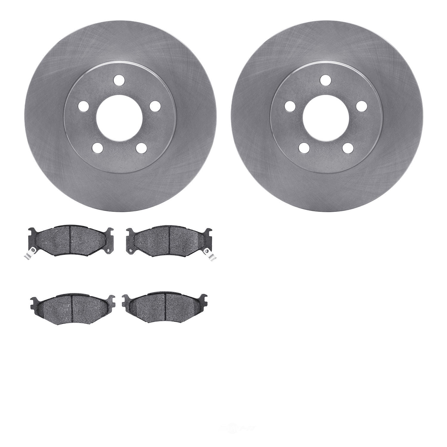 Dynamic Friction Company 6502-40143 DFC Brake Rotor with 5000 Advanced Brake Pads