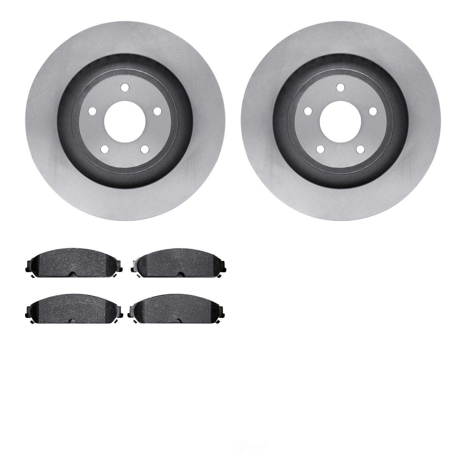 Dynamic Friction Company 6502-40224 DFC Brake Rotor with 5000 Advanced Brake Pads
