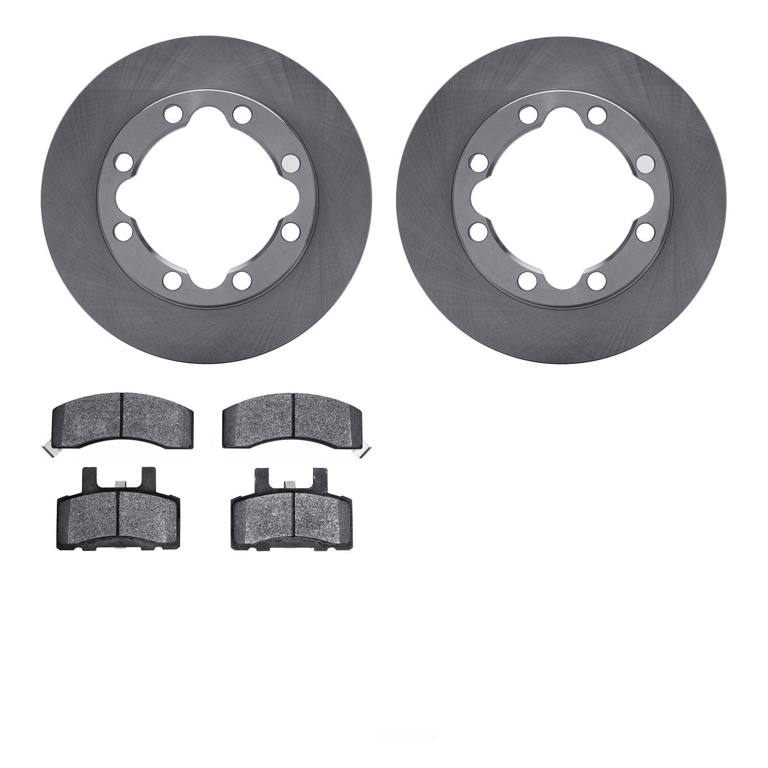 Dynamic Friction Company 6502-40288 DFC Brake Rotor with 5000 Advanced Brake Pads