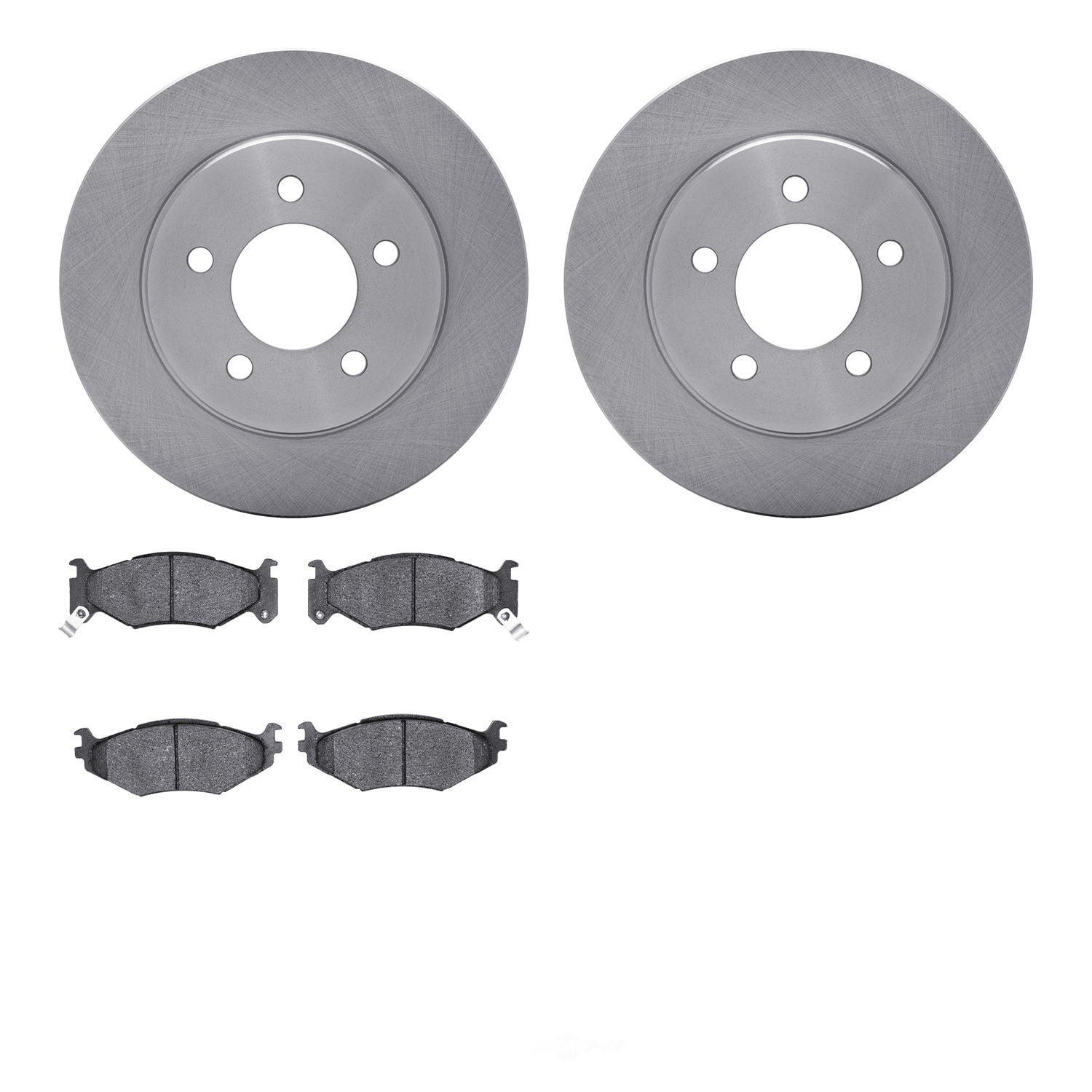 Dynamic Friction Company 6502-40293 DFC Brake Rotor with 5000 Advanced Brake Pads