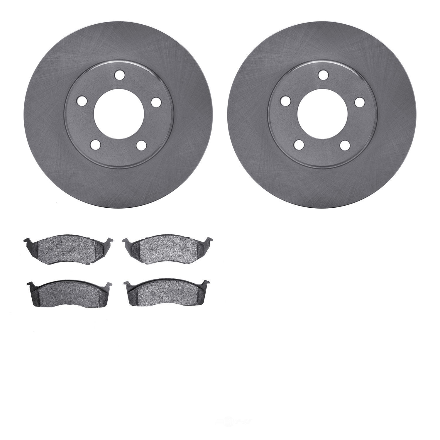 Dynamic Friction Company 6502-40339 DFC Brake Rotor with 5000 Advanced Brake Pads