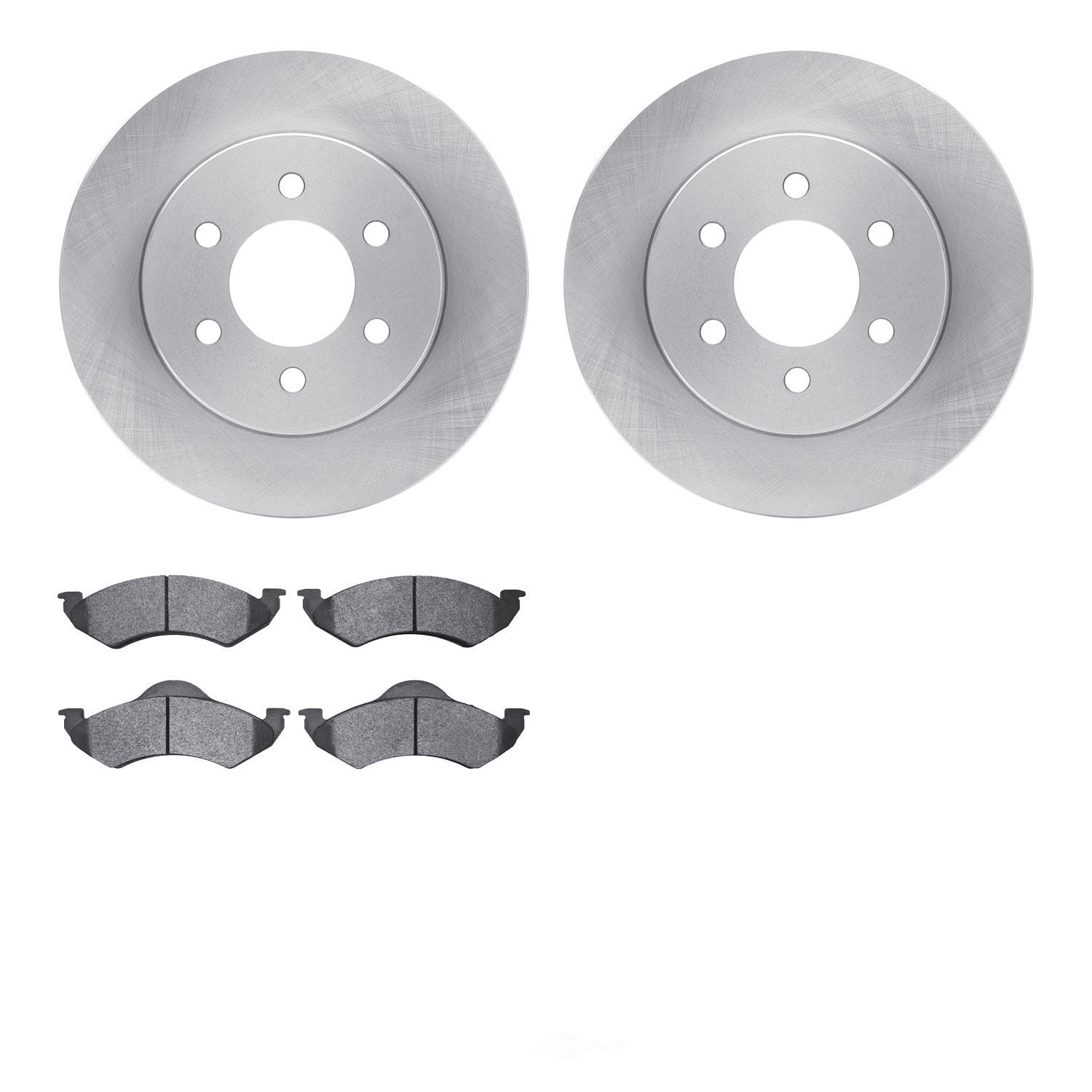 Dynamic Friction Company 6502-40392 DFC Brake Rotor with 5000 Advanced Brake Pads