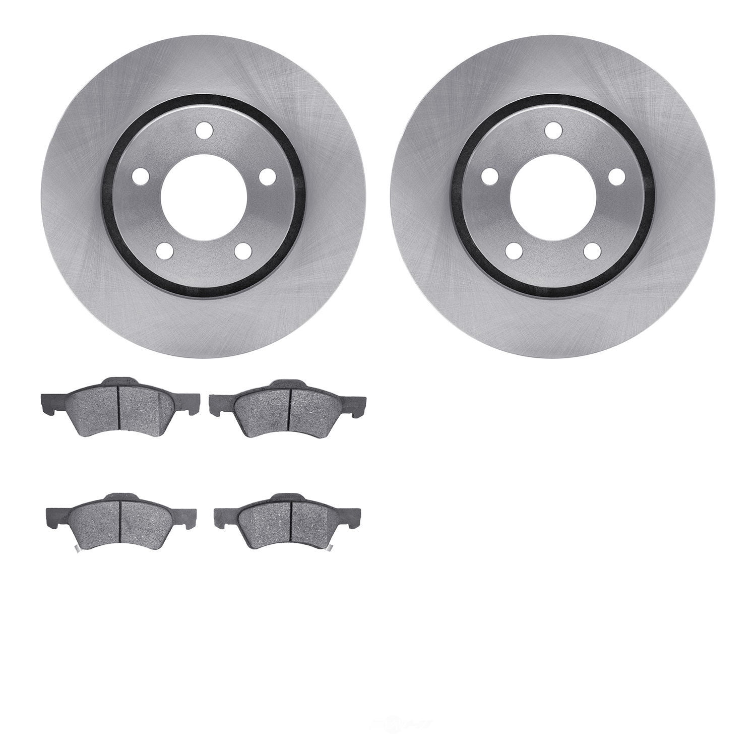 Dynamic Friction Company 6502-40421 DFC Brake Rotor with 5000 Advanced Brake Pads