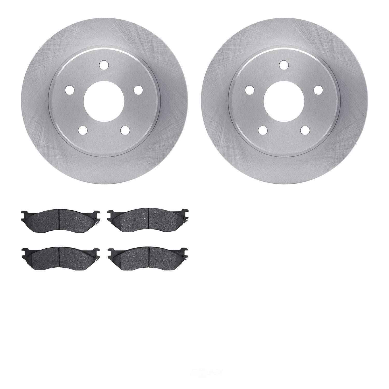Dynamic Friction Company 6502-40432 DFC Brake Rotor with 5000 Advanced Brake Pads