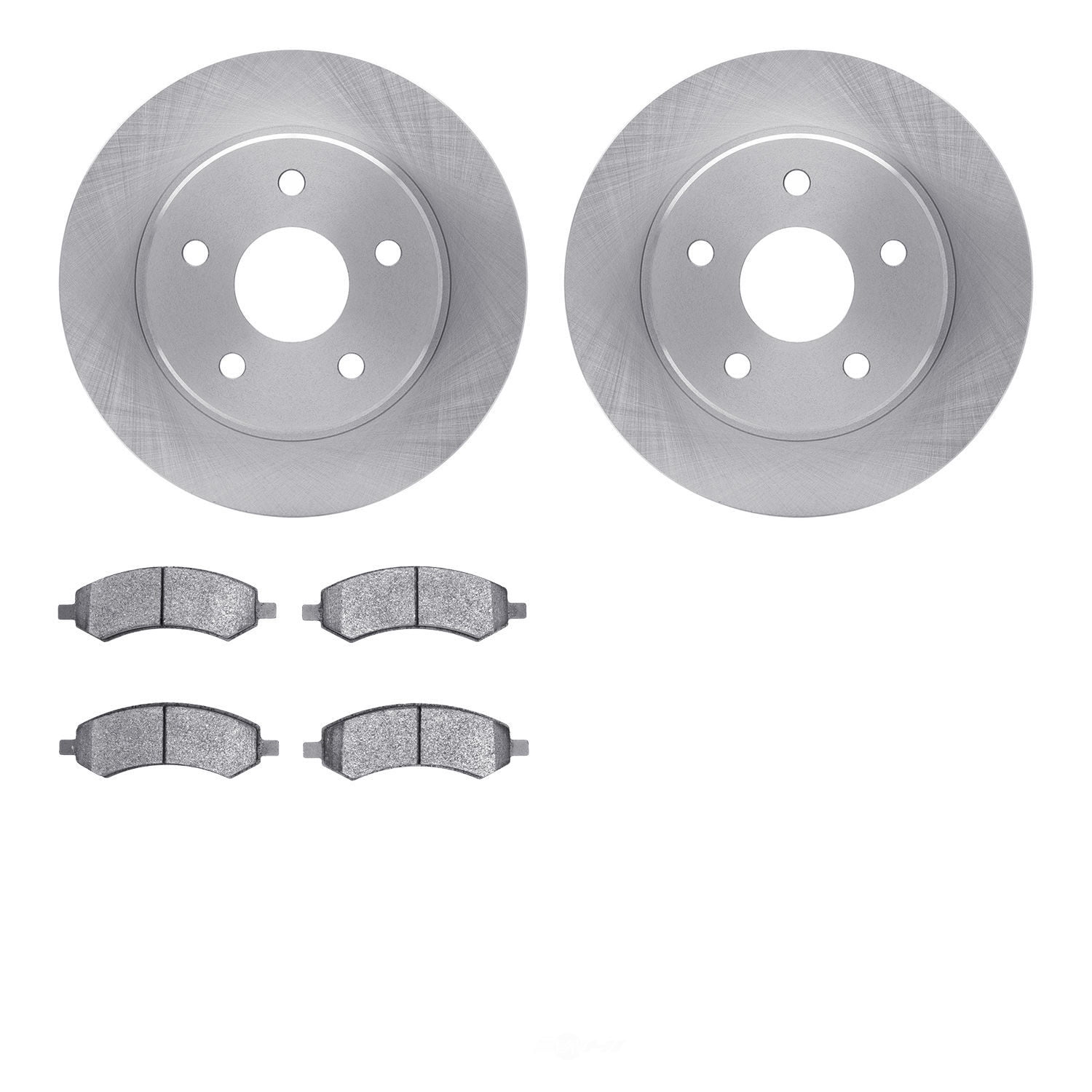 Dynamic Friction Company 6502-40433 DFC Brake Rotor with 5000 Advanced Brake Pads