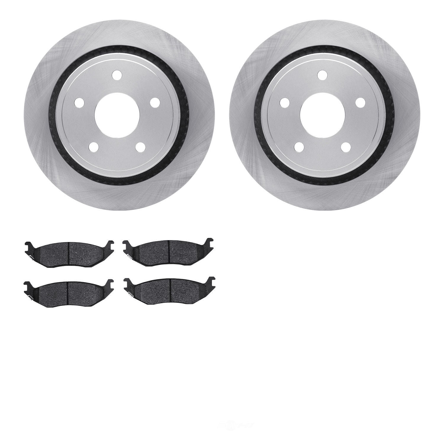 Dynamic Friction Company 6502-40438 DFC Brake Rotor with 5000 Advanced Brake Pads
