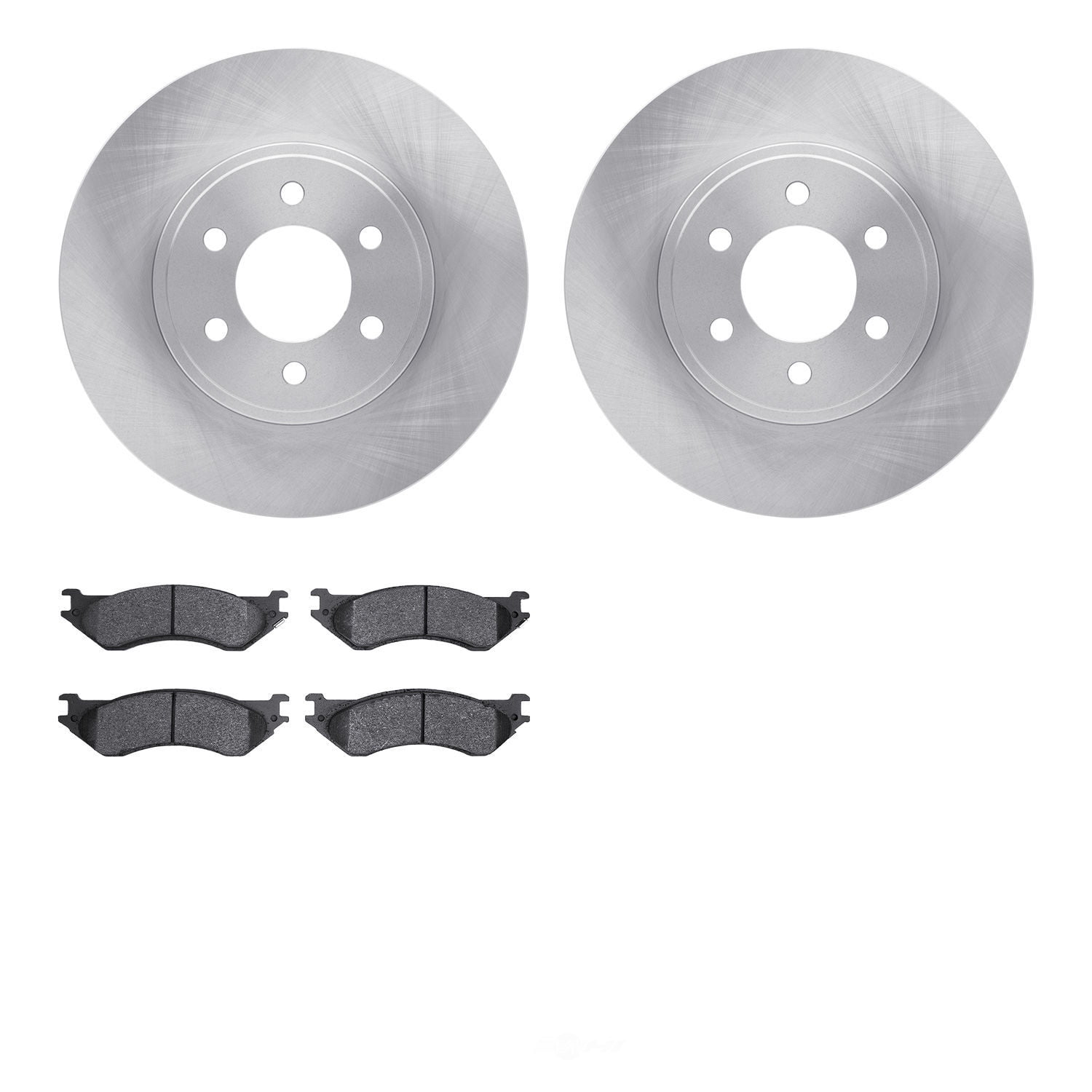 Dynamic Friction Company 6502-40453 DFC Brake Rotor with 5000 Advanced Brake Pads