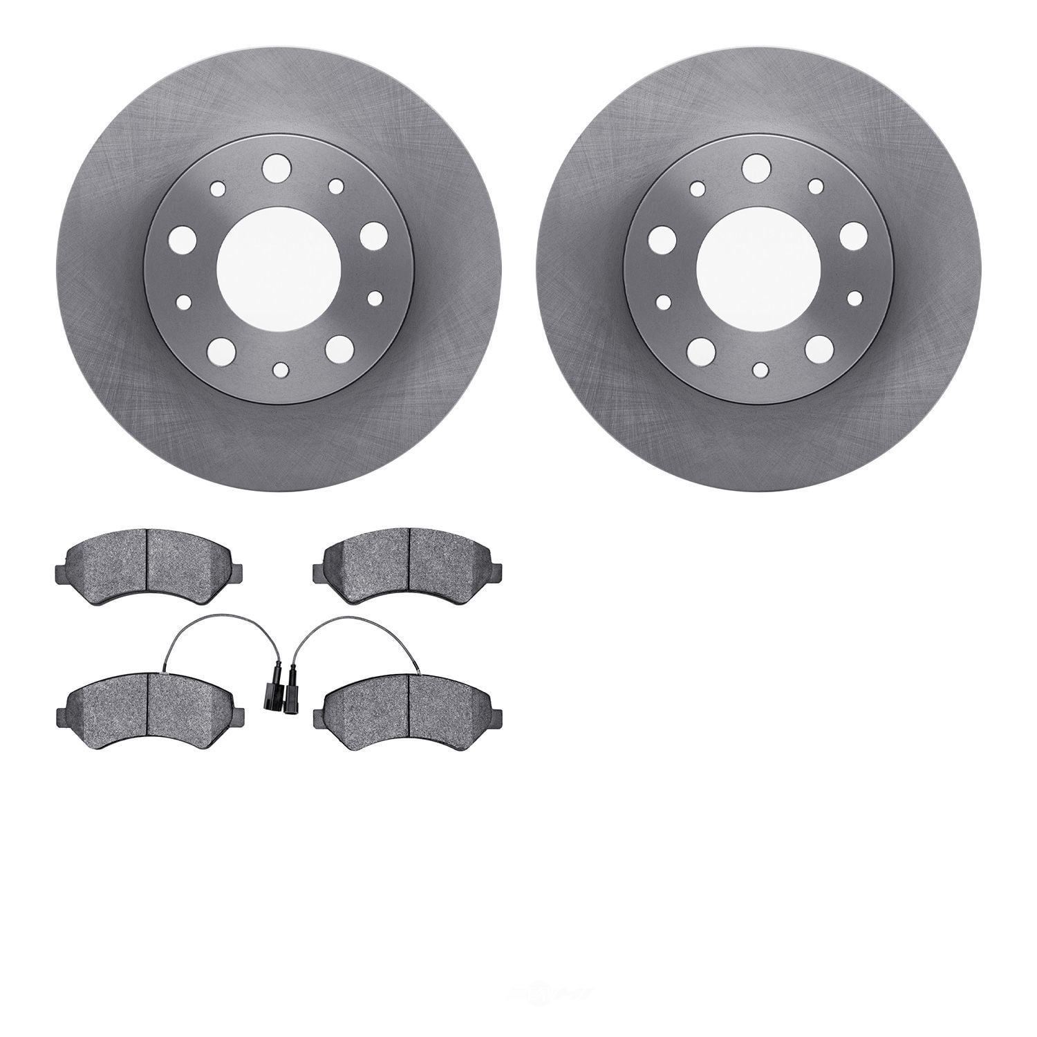 Dynamic Friction Company 6502-40504 DFC Brake Rotor with 5000 Advanced Brake Pads