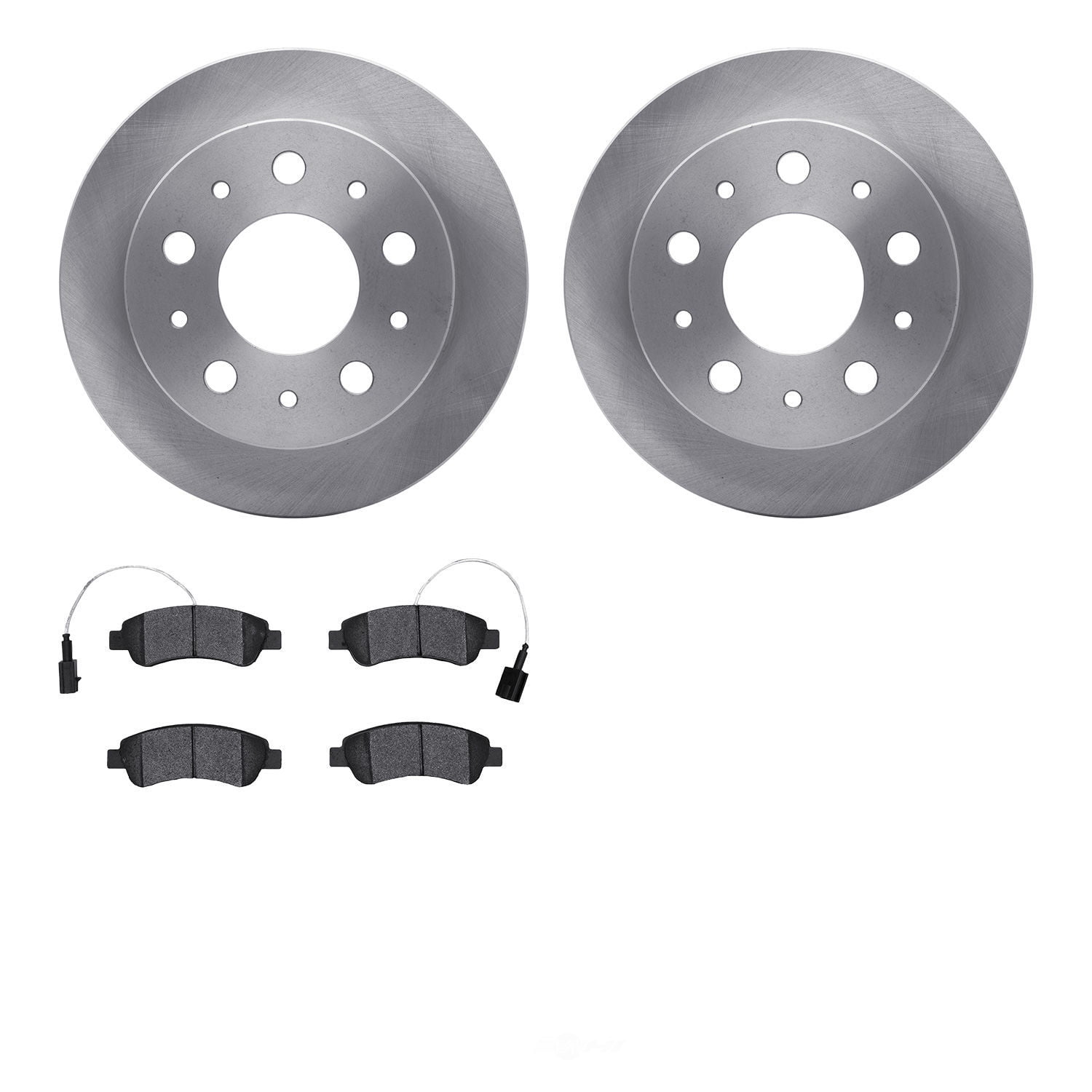 Dynamic Friction Company 6502-40510 DFC Brake Rotor with 5000 Advanced Brake Pads