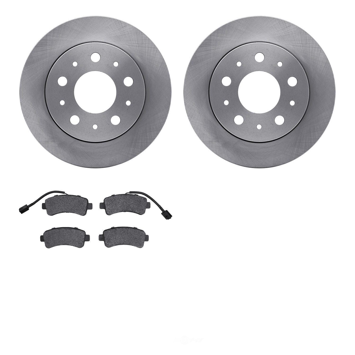 Dynamic Friction Company 6502-40519 DFC Brake Rotor with 5000 Advanced Brake Pads