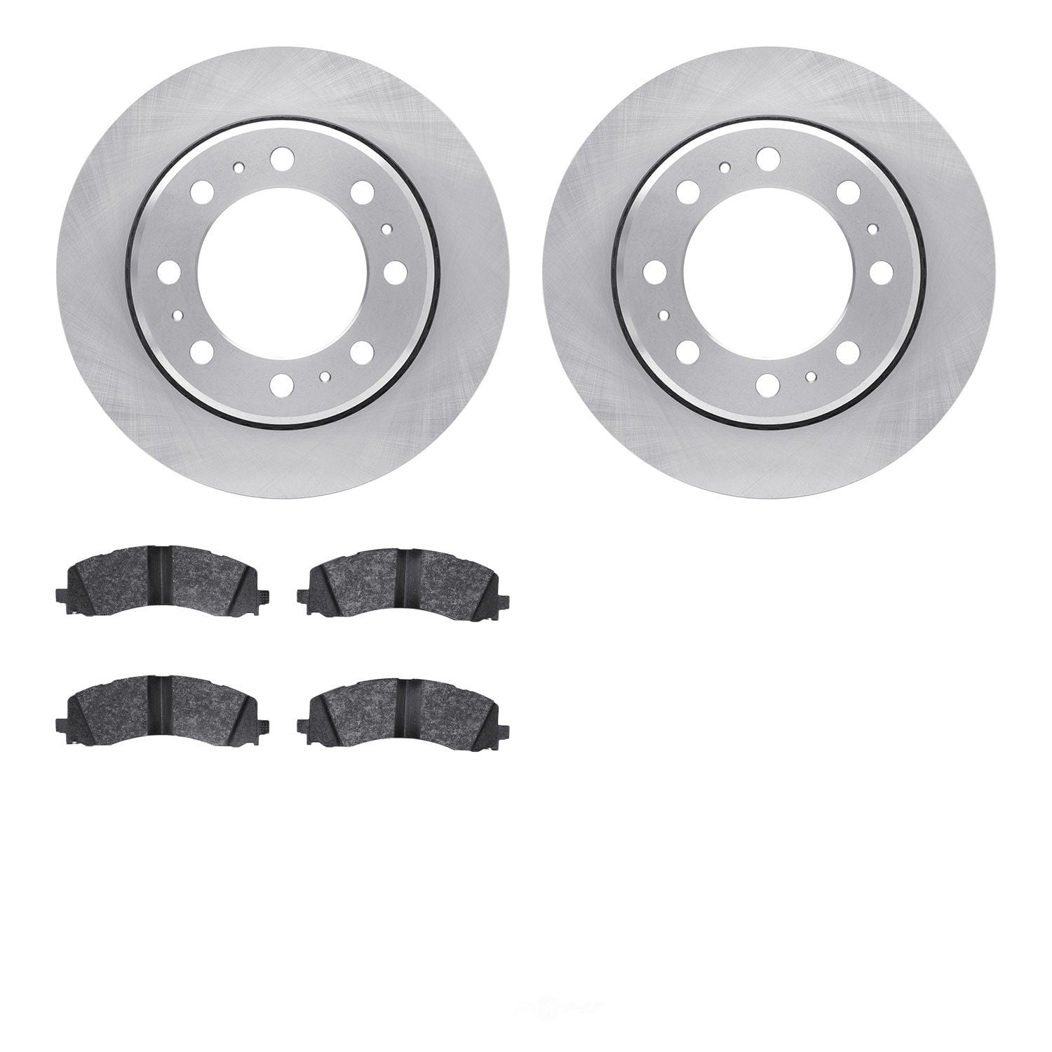 Dynamic Friction Company 6502-40524 DFC Brake Rotor with 5000 Advanced Brake Pads