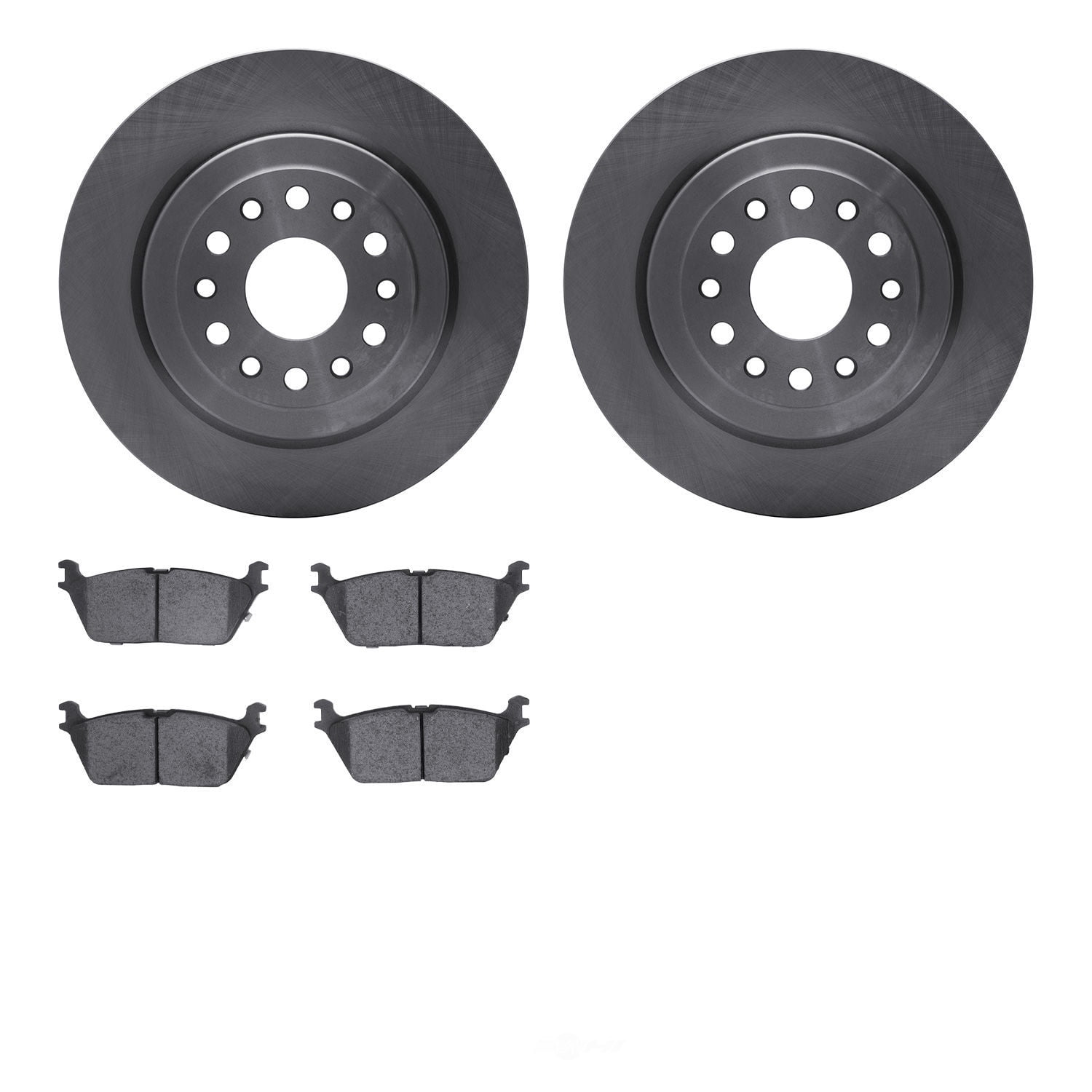 Dynamic Friction Company 6502-40534 DFC Brake Rotor with 5000 Advanced Brake Pads
