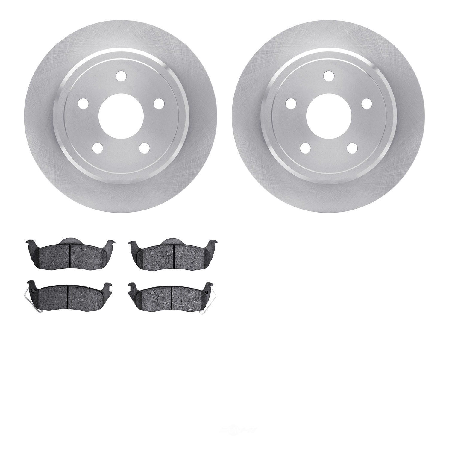 Dynamic Friction Company 6502-42046 DFC Brake Rotor with 5000 Advanced Brake Pads