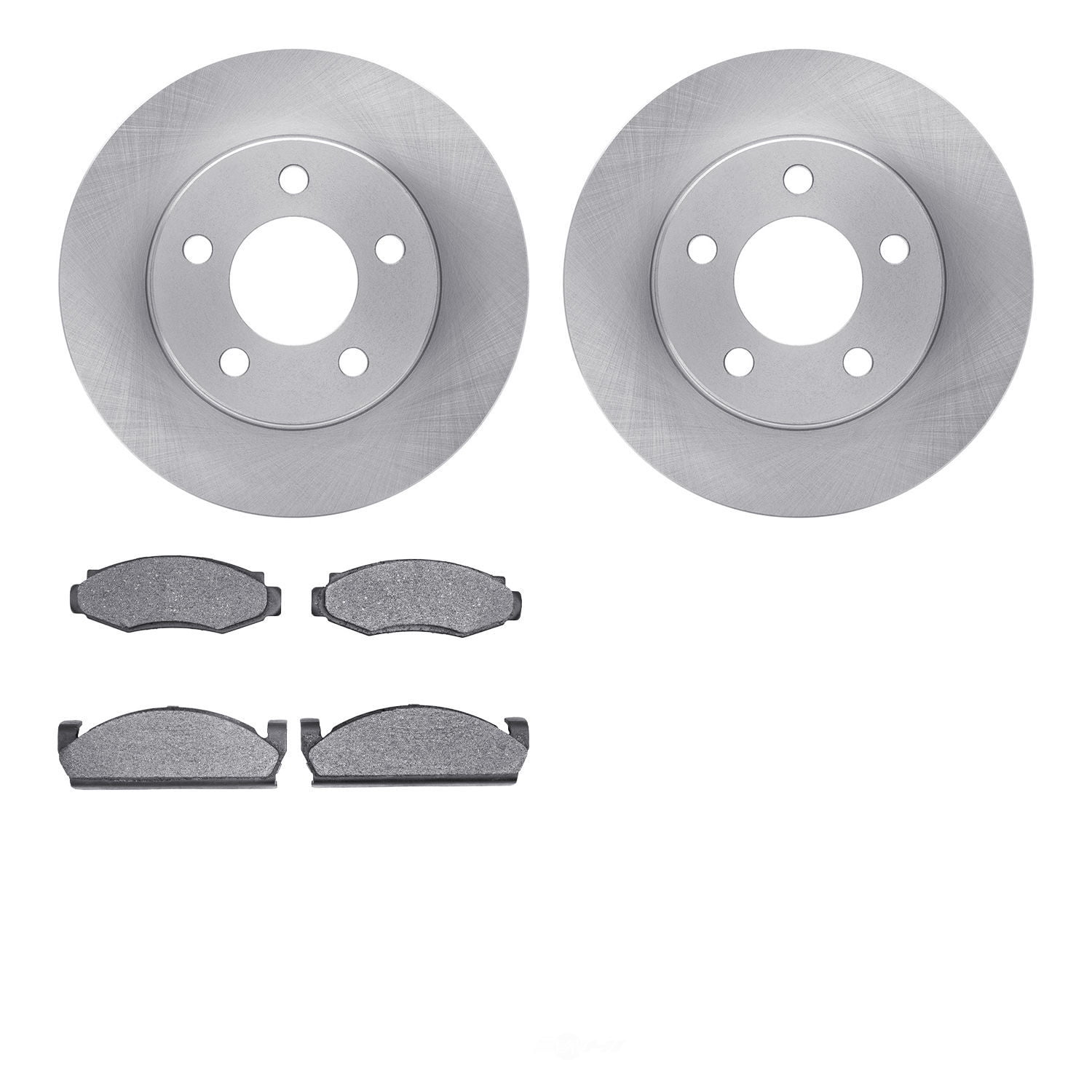Dynamic Friction Company 6502-42057 DFC Brake Rotor with 5000 Advanced Brake Pads