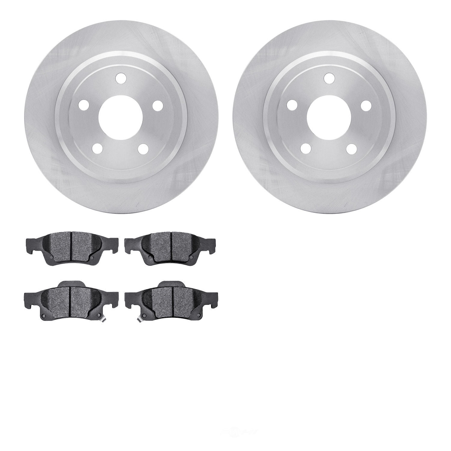 Dynamic Friction Company 6502-42061 DFC Brake Rotor with 5000 Advanced Brake Pads