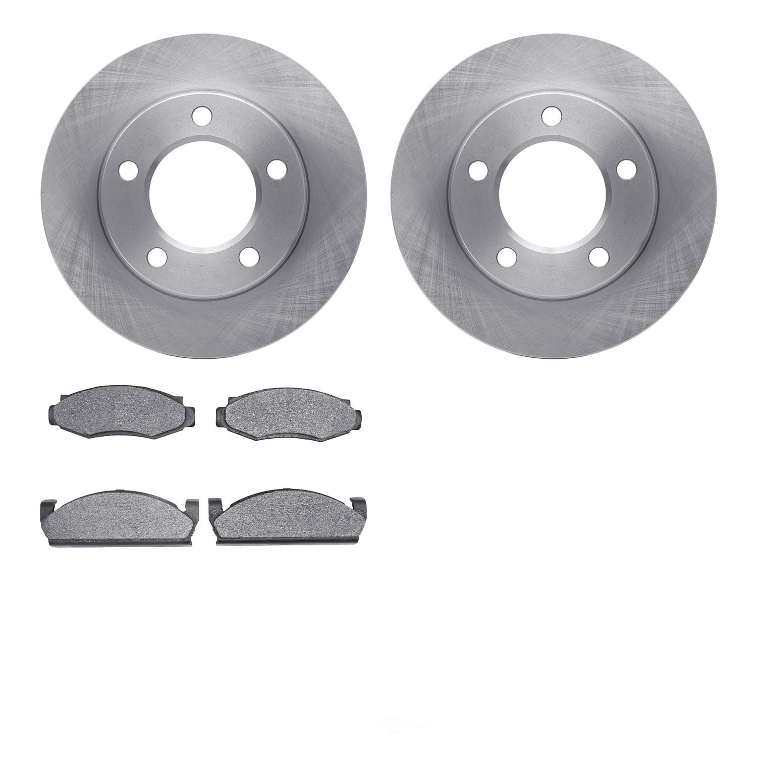 Dynamic Friction Company 6502-42064 DFC Brake Rotor with 5000 Advanced Brake Pads