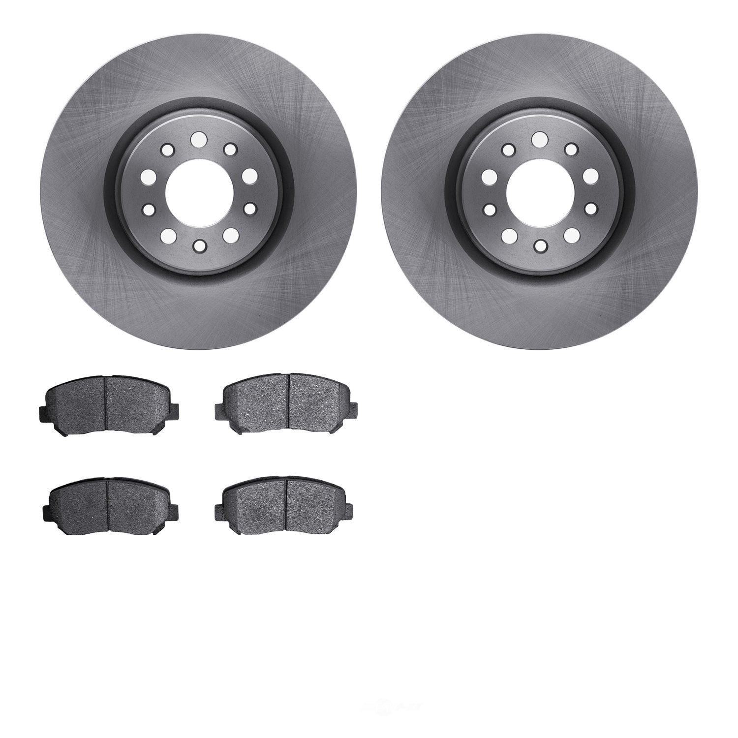 Dynamic Friction Company 6502-42105 DFC Brake Rotor with 5000 Advanced Brake Pads