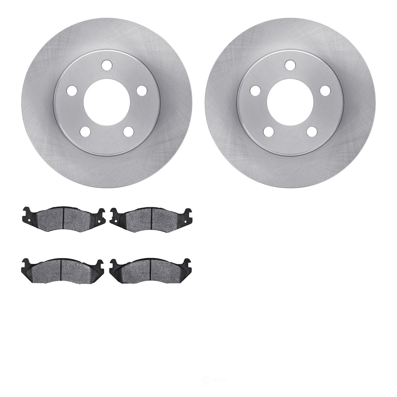 Dynamic Friction Company 6502-42123 DFC Brake Rotor with 5000 Advanced Brake Pads