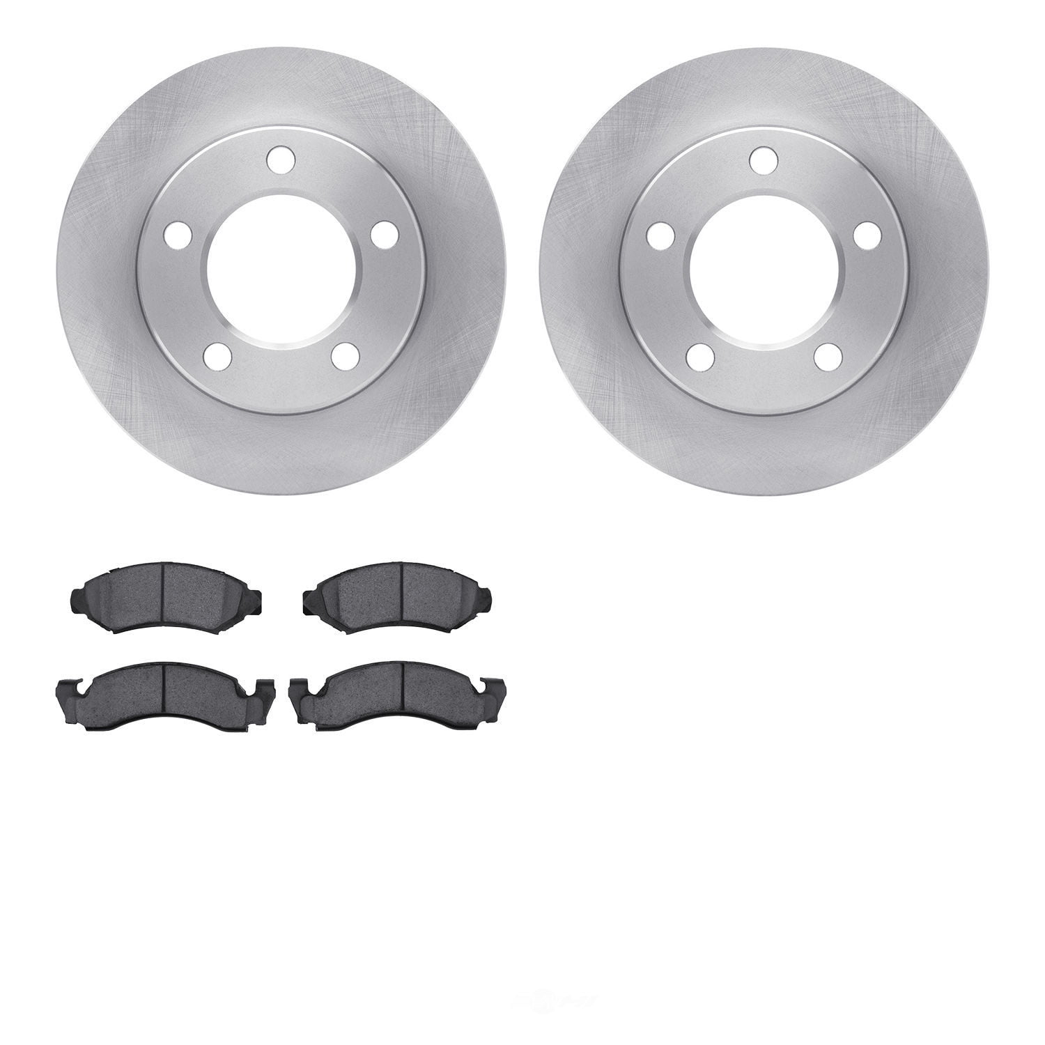 Dynamic Friction Company 6502-42129 DFC Brake Rotor with 5000 Advanced Brake Pads