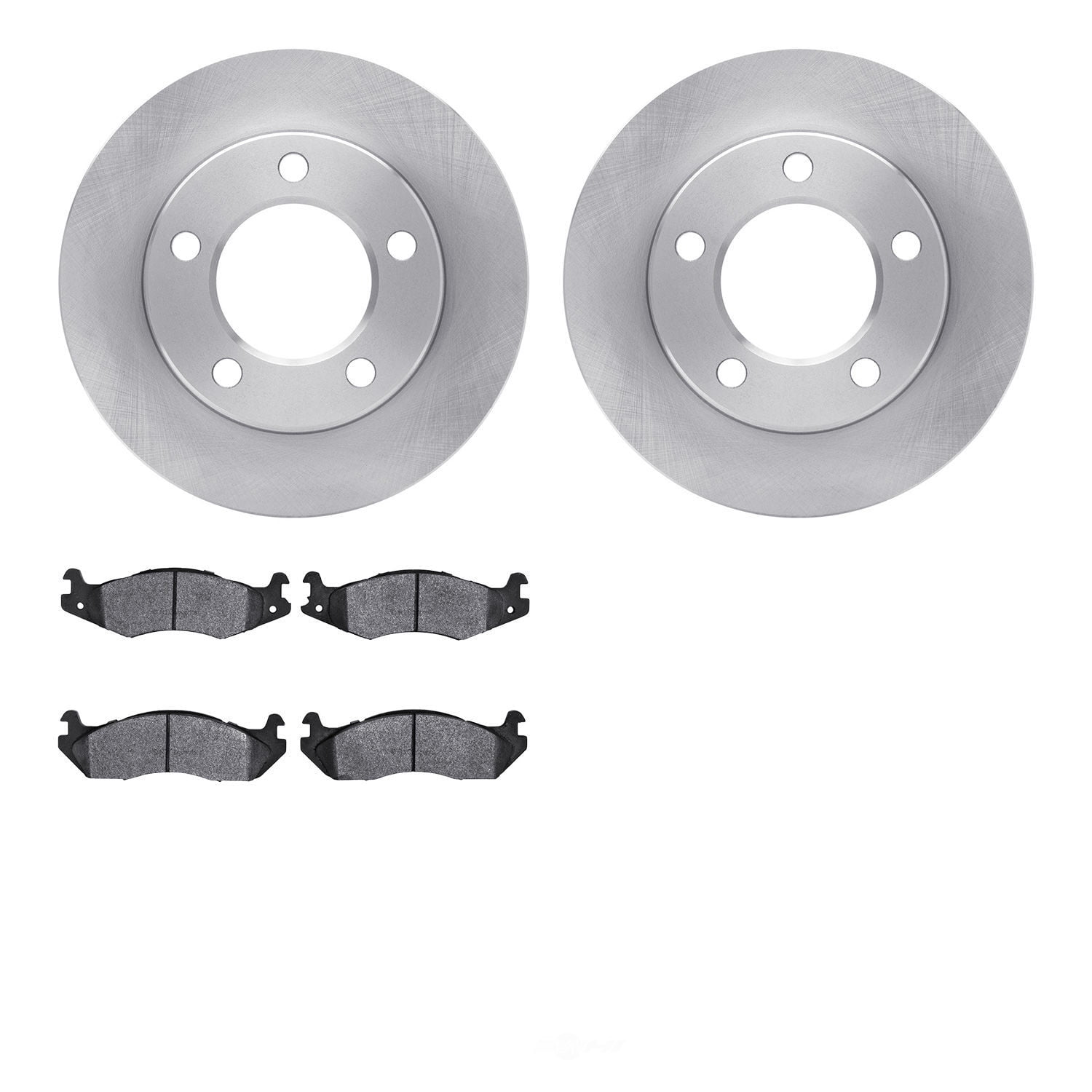 Dynamic Friction Company 6502-42130 DFC Brake Rotor with 5000 Advanced Brake Pads