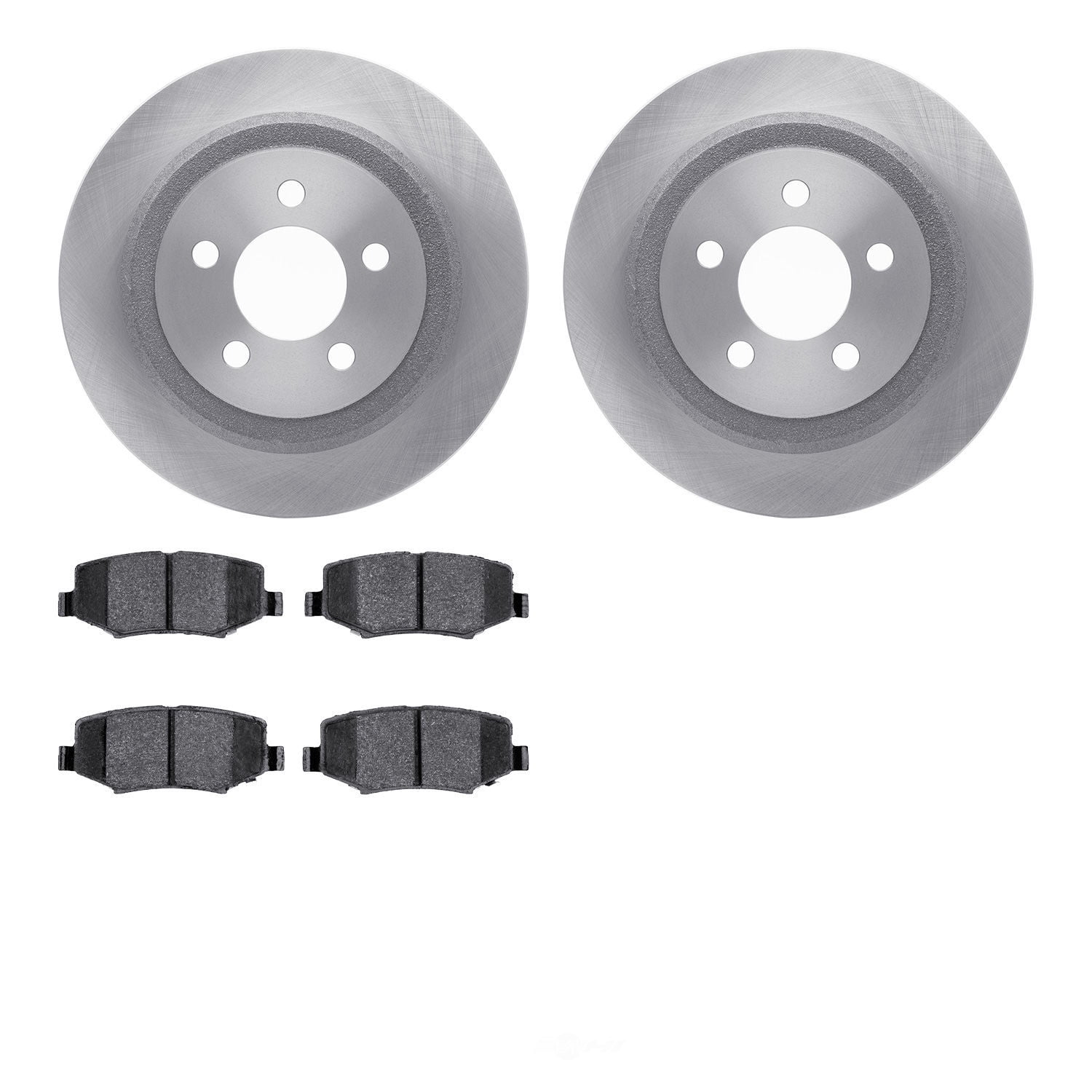 Dynamic Friction Company 6502-42138 DFC Brake Rotor with 5000 Advanced Brake Pads
