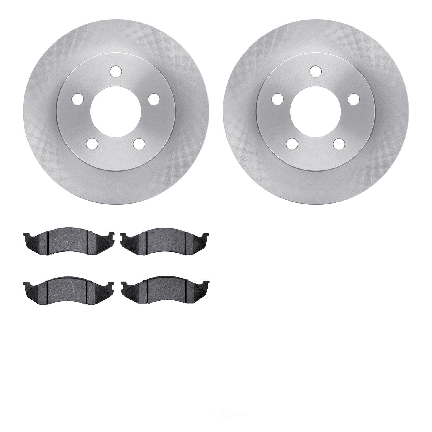 Dynamic Friction Company 6502-42153 DFC Brake Rotor with 5000 Advanced Brake Pads