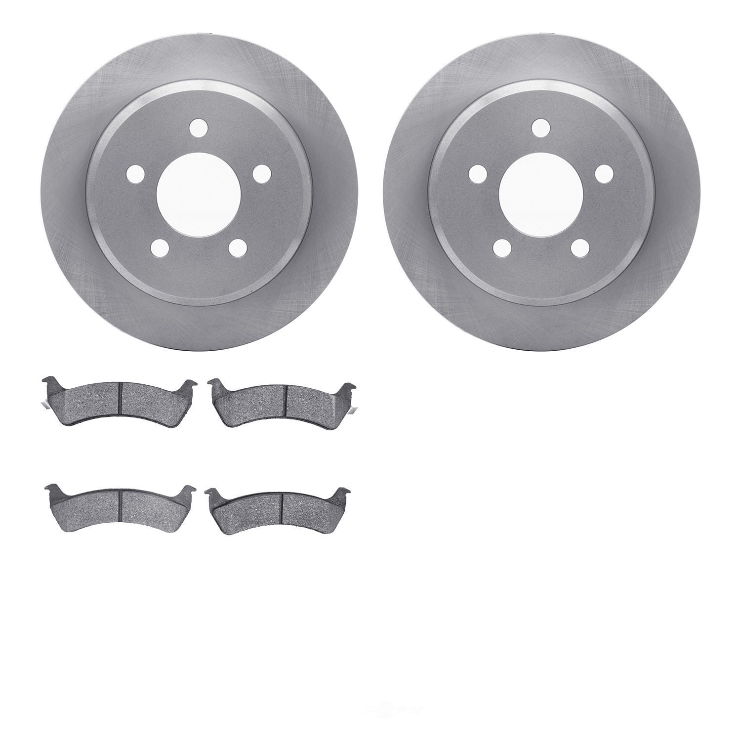 Dynamic Friction Company 6502-42159 DFC Brake Rotor with 5000 Advanced Brake Pads